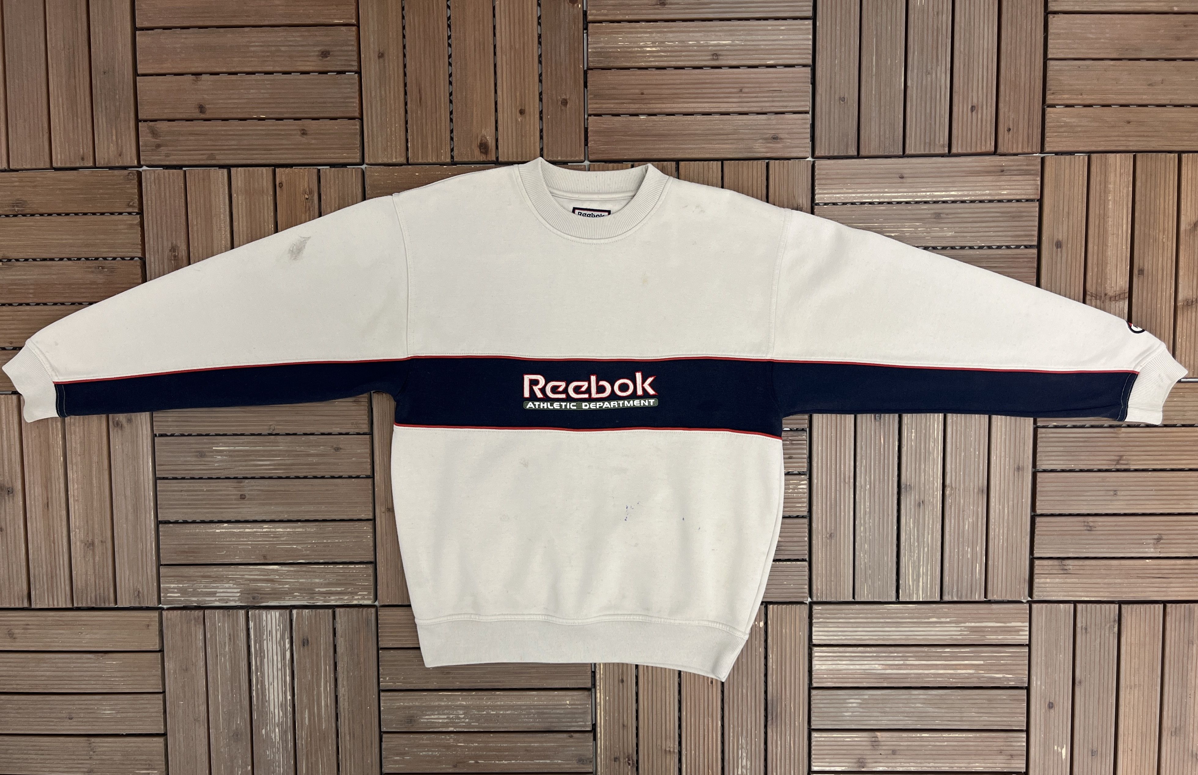 Vintage Reebok Athletic Department Vintage Crewneck Sweater Size US S / EU 44-46 / 1 - 5 Thumbnail