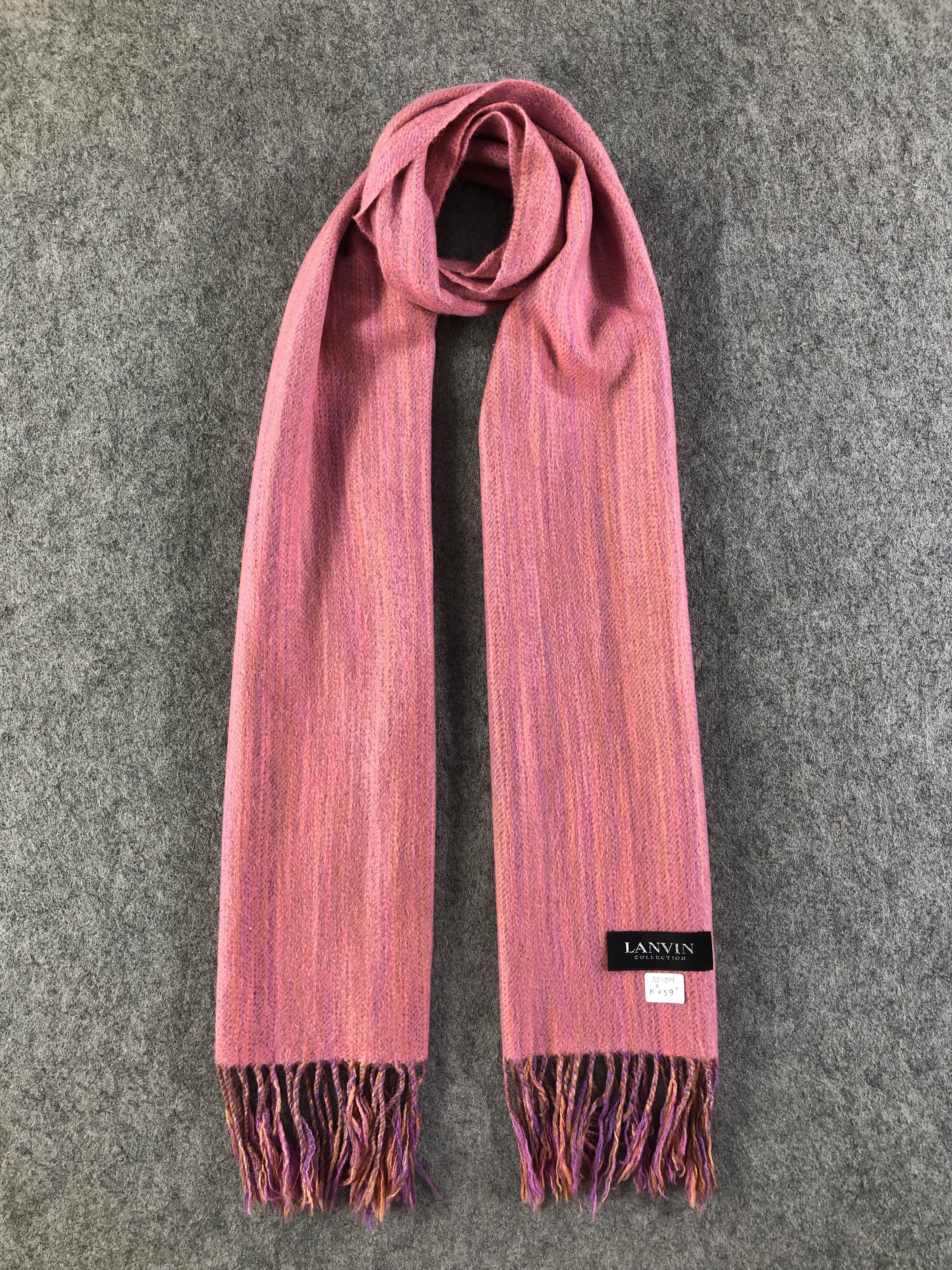 Lanvin Lanvin Cashmere Scarf / Muffler / Neckwear Size ONE SIZE - 1 Thumbnail