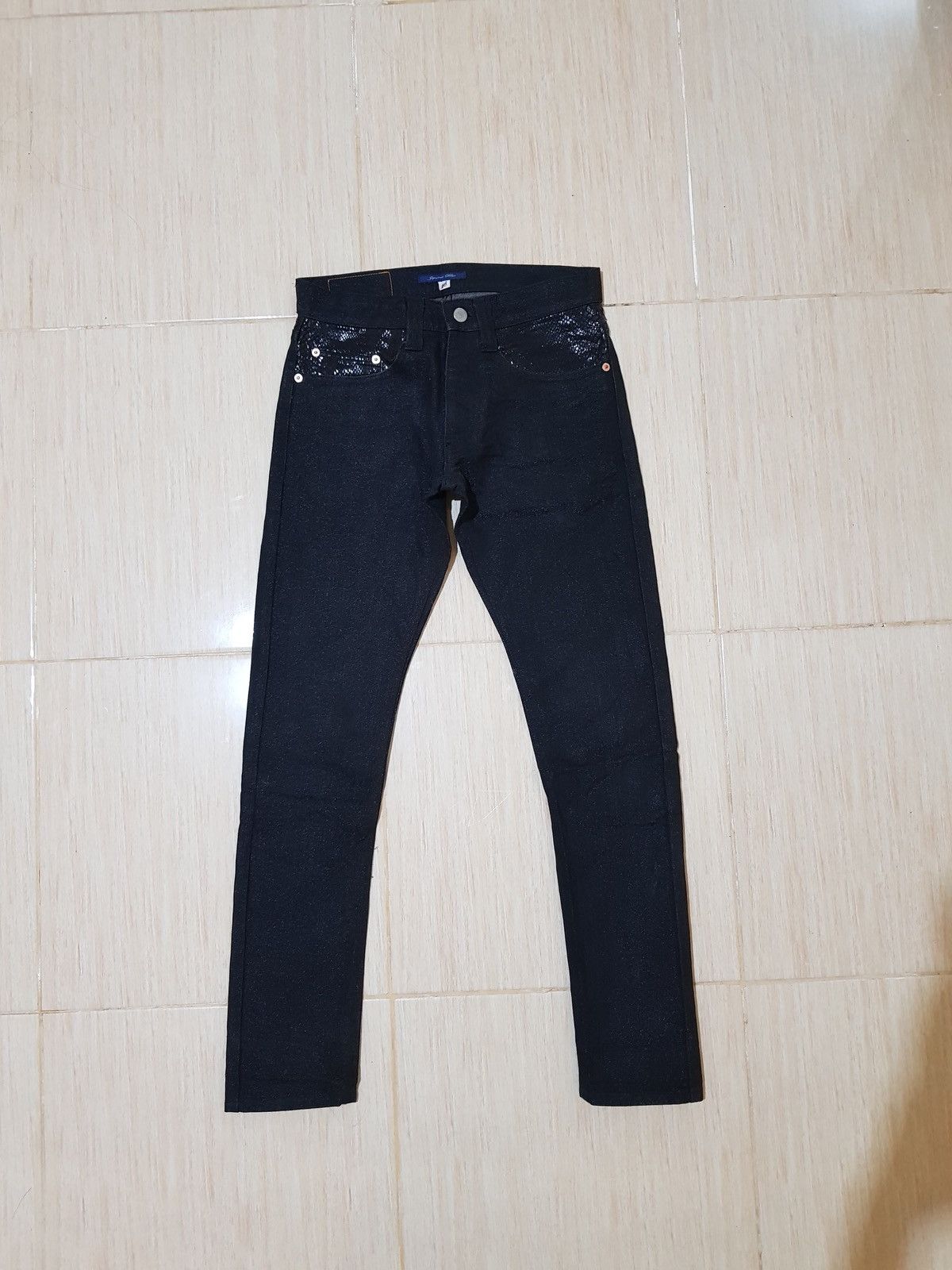 Japanese Brand Japanois blue jeans Size US 27 - 2 Thumbnail