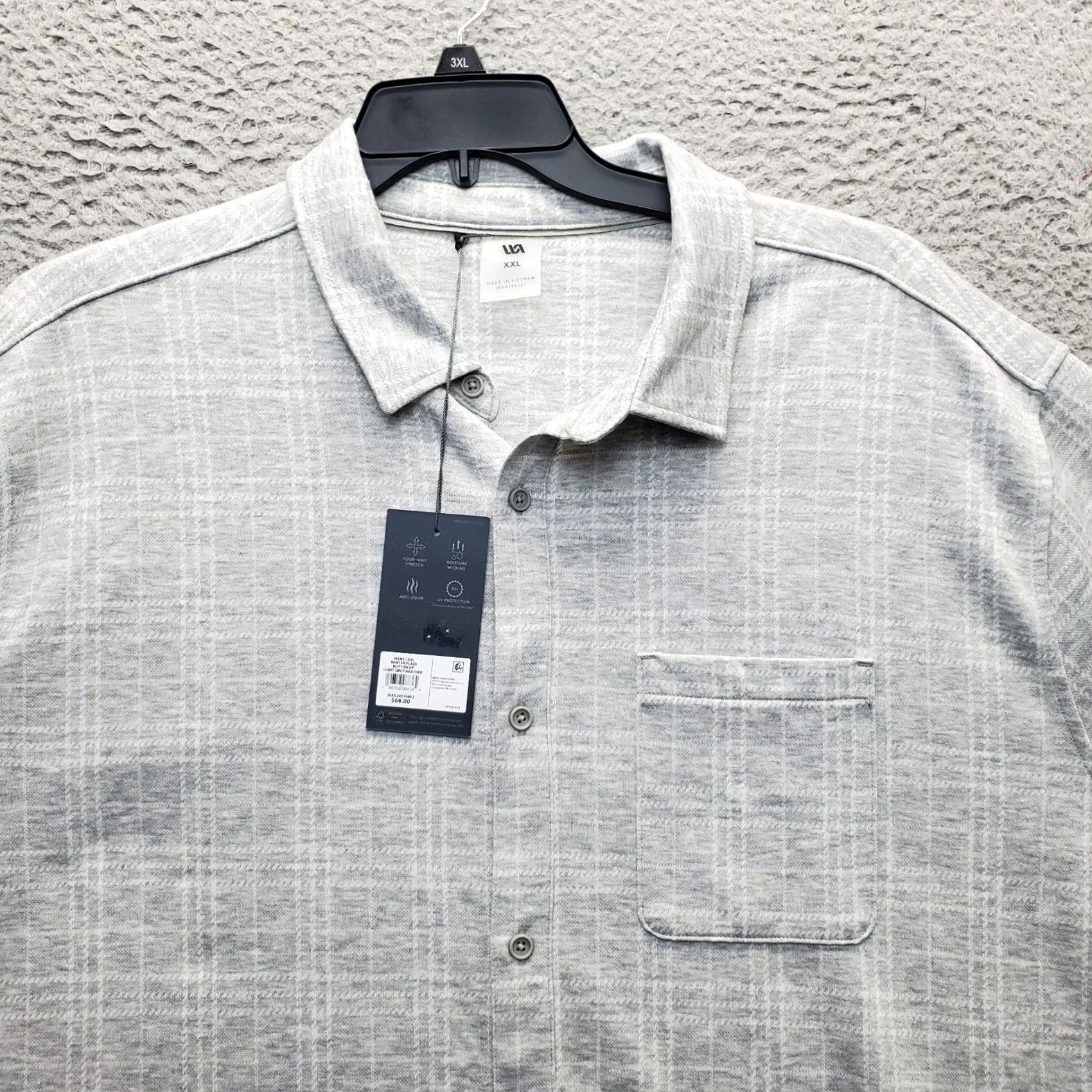Vintage VRST Shirt Men 2XL Multi Plaid Button-Up Collared Moisture Wicking Flannel Stretch Casual Shirt Size US XXL / EU 58 / 5 - 5 Thumbnail