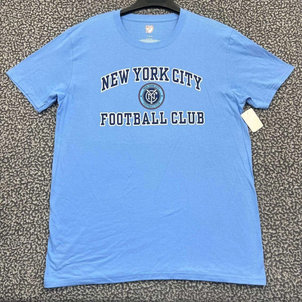 Other New York City FC Shirt Men Short Sleeve Crew Neck Cotton L Size US L / EU 52-54 / 3 - 1 Thumbnail