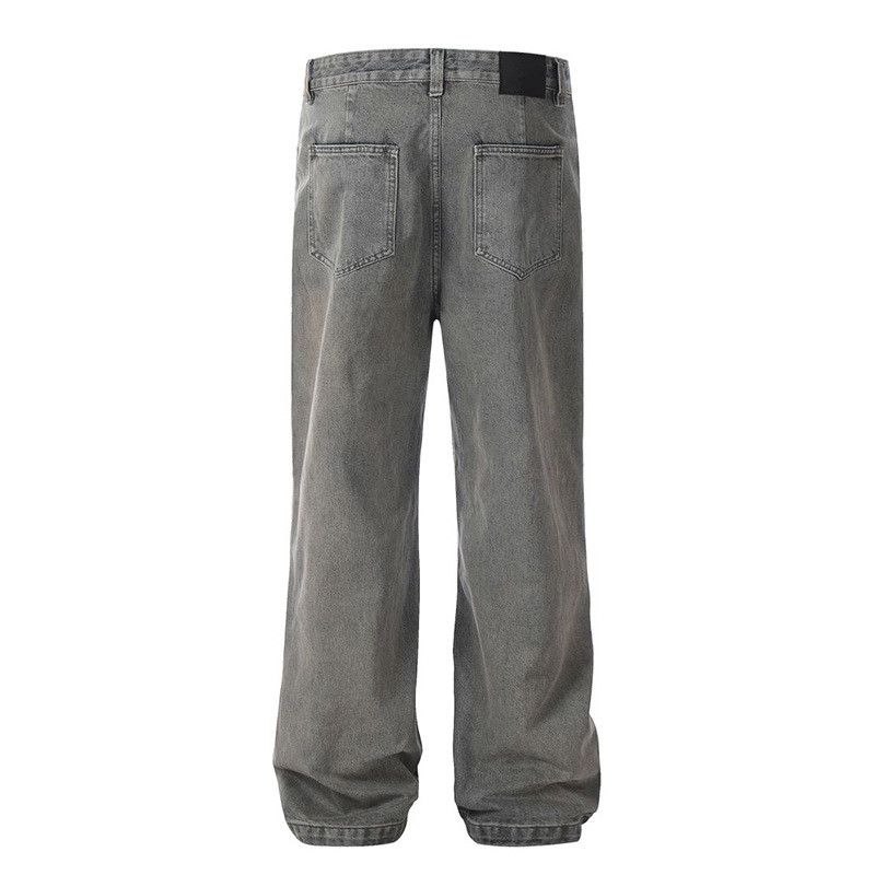 Jean American high street retro loose washed jeans Size US 32 / EU 48 - 2 Thumbnail