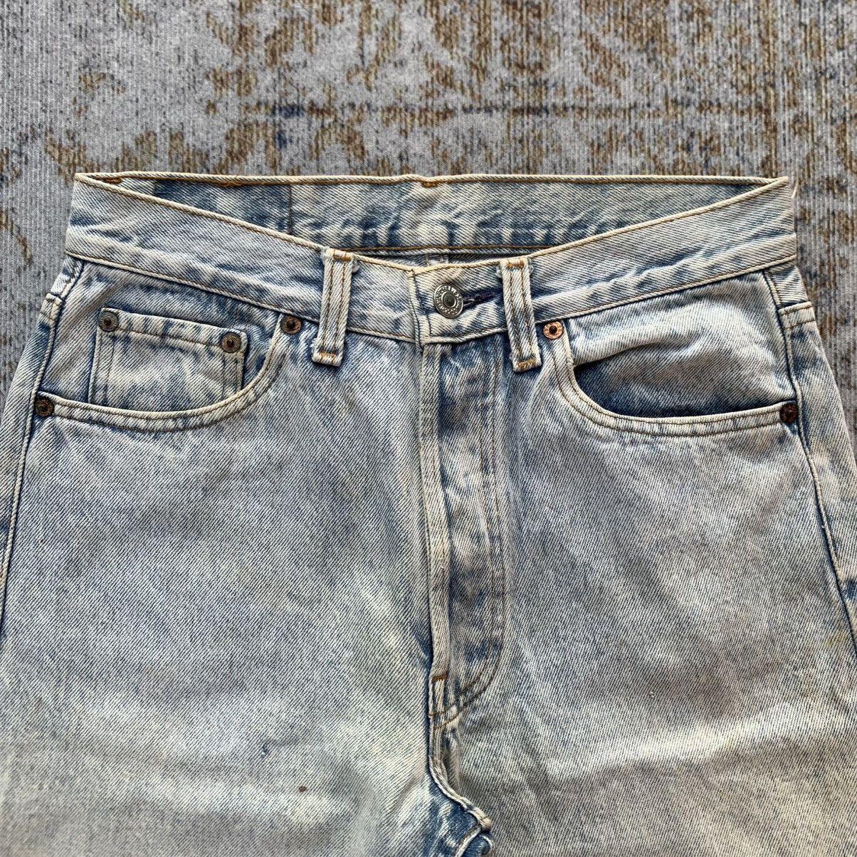 Levi's Vintage Clothing Rare Vintage Levis 501xx 555 Stamp Button Short Jeans Size US 32 / EU 48 - 5 Thumbnail