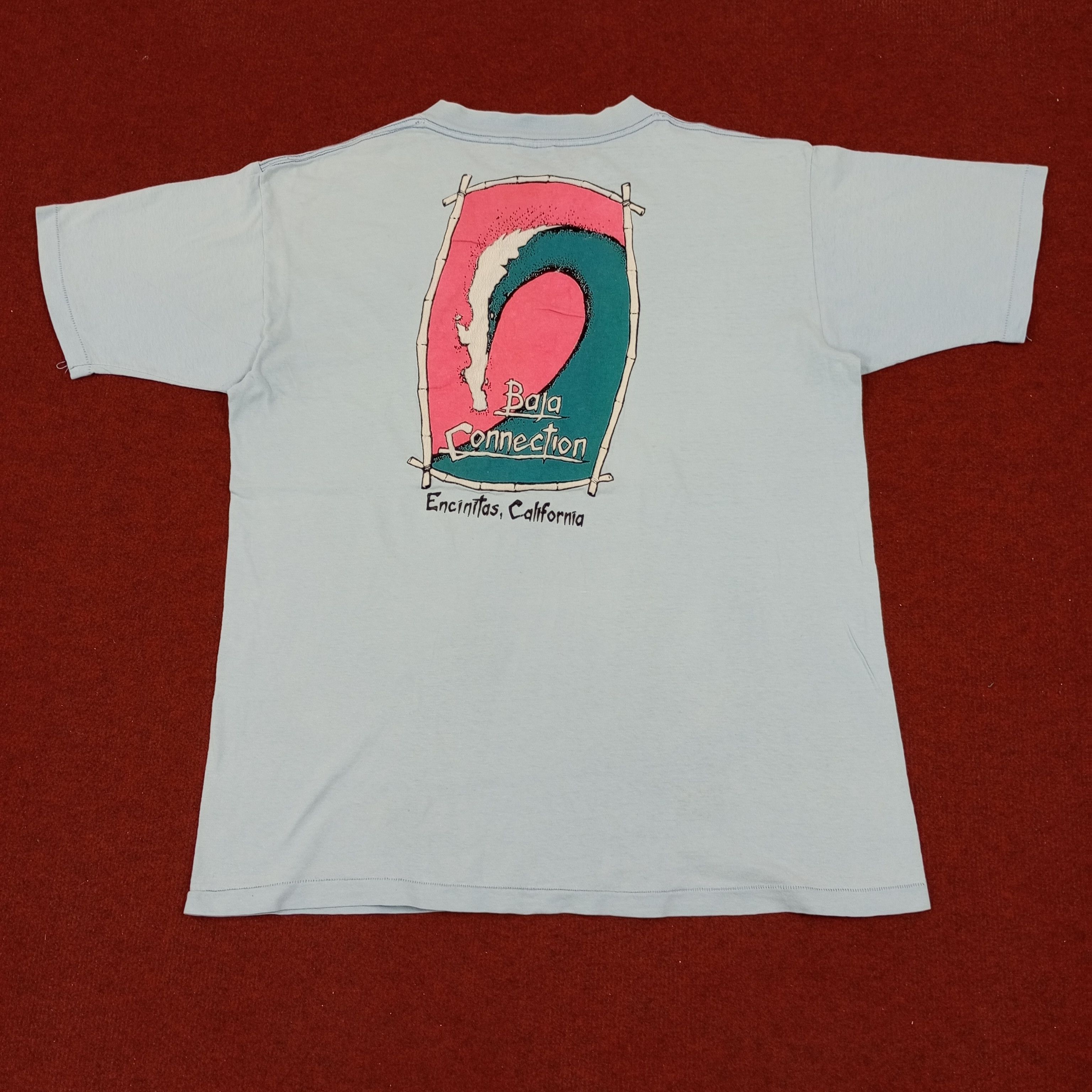 Vintage Baja Connection California Surfing Vintage Tshirt Size US L / EU 52-54 / 3 - 1 Thumbnail