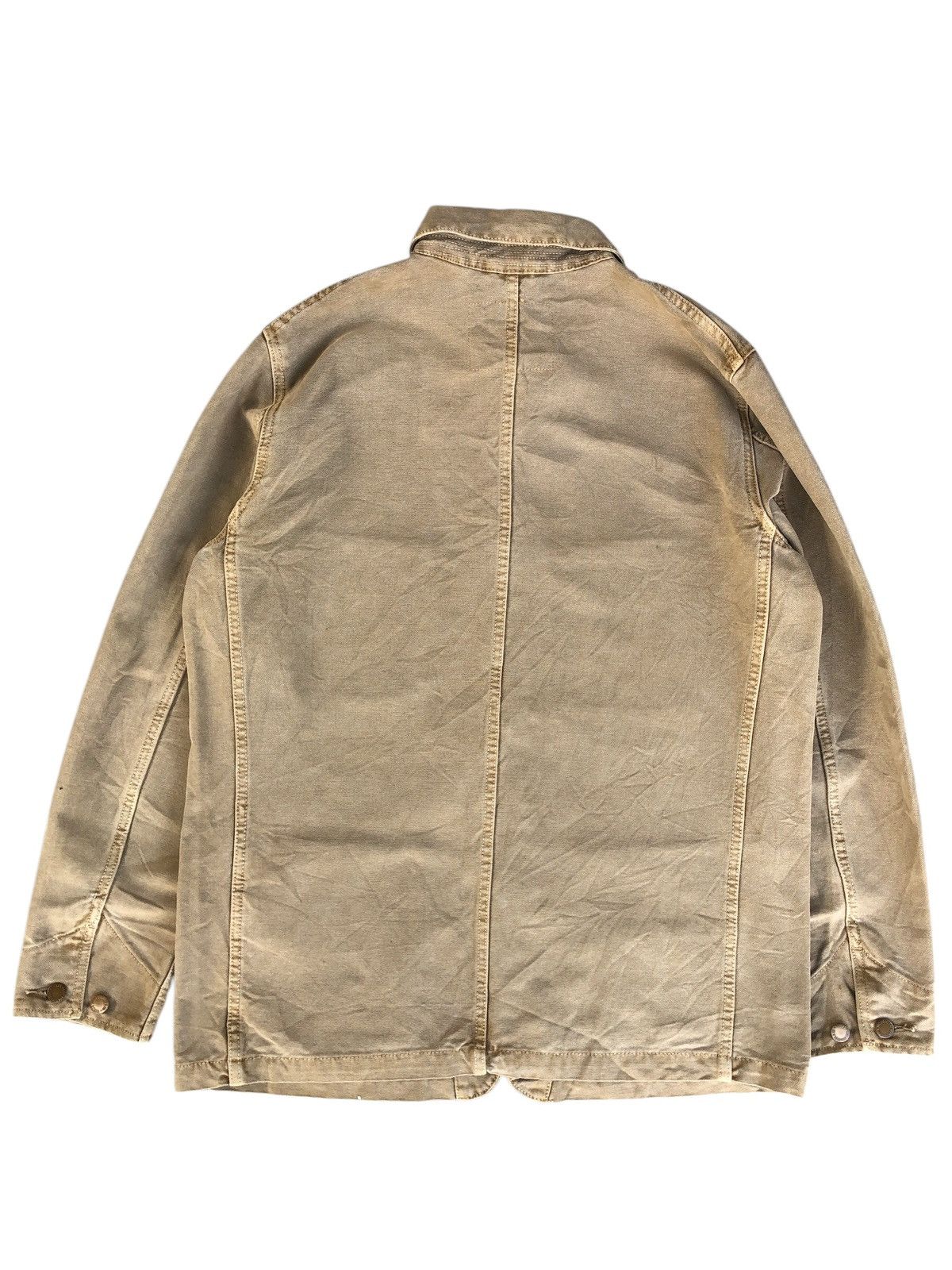 Levi's Vintage Clothing Levi’s Chore Jacket Distressed Denim Size US L / EU 52-54 / 3 - 2 Thumbnail