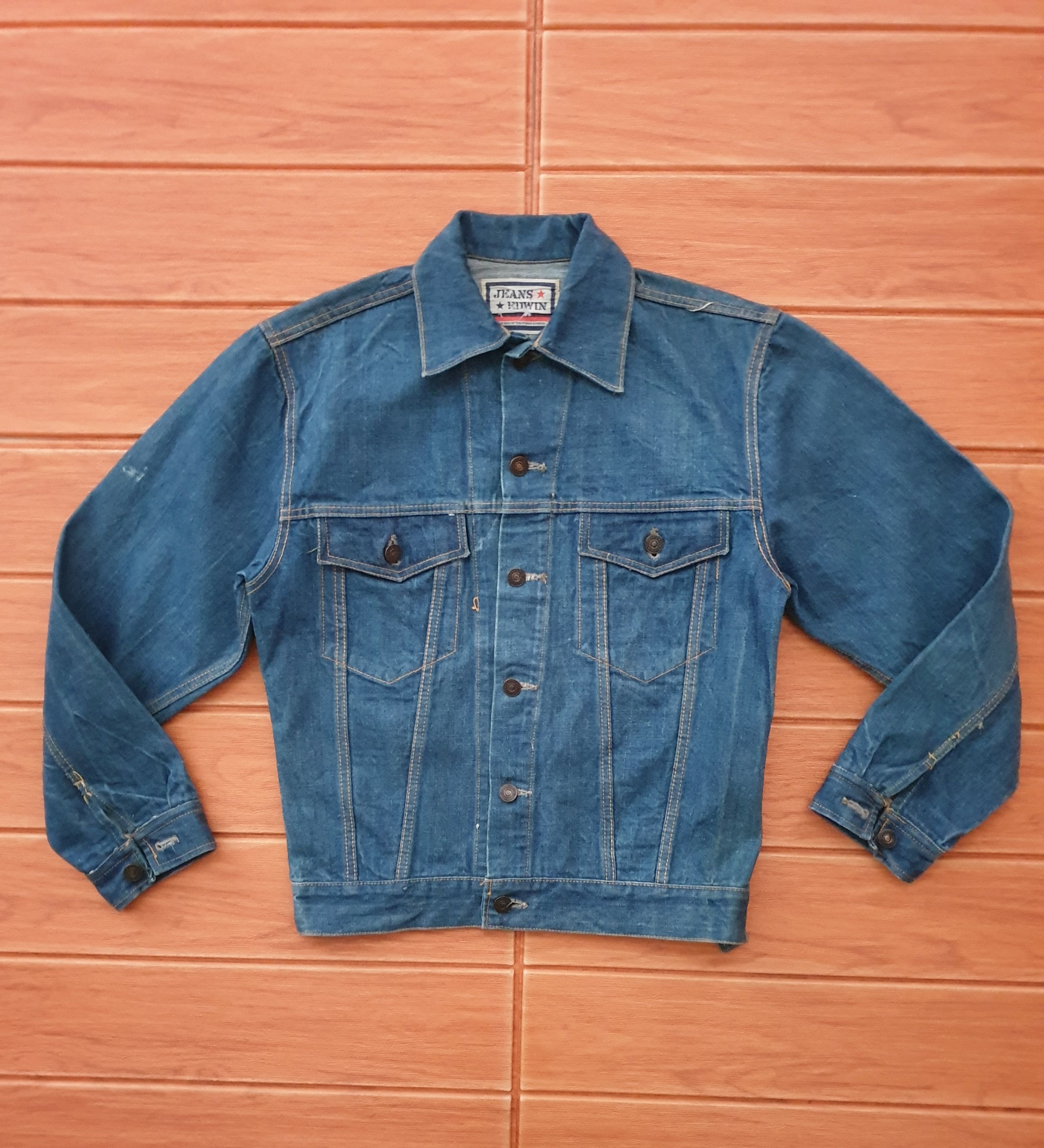 Edwin 💥Vintage Edwin selvedge denim jacket Size US M / EU 48-50 / 2 - 1 Thumbnail