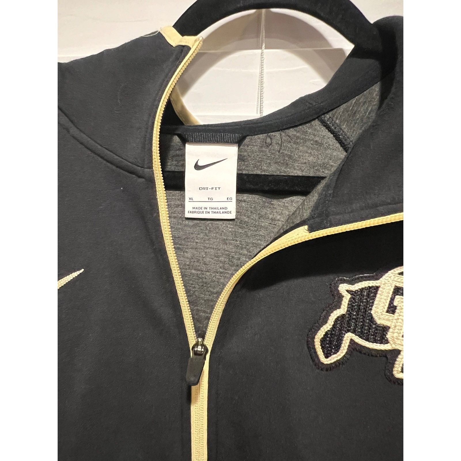 Nike Nike Colorado Buffaloes NCAA Full Zip Black Hoodie Jacket Me Size US XL / EU 56 / 4 - 3 Thumbnail