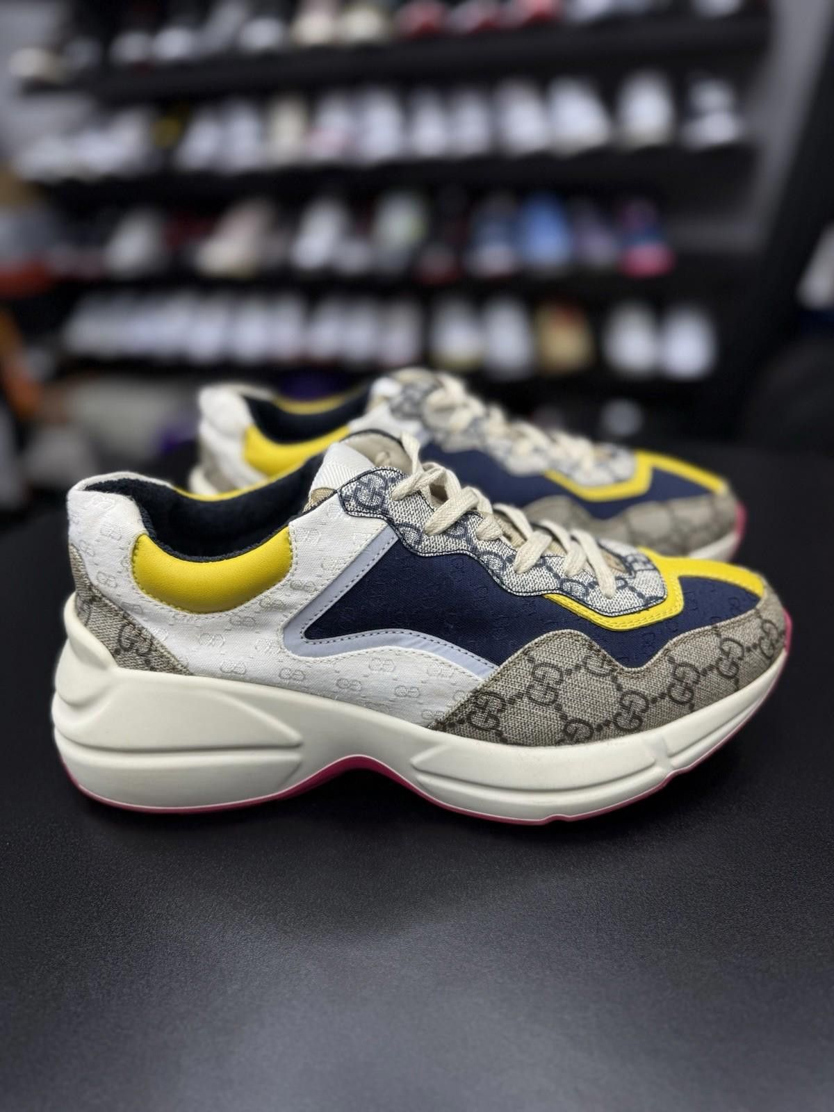 Gucci Size 6.5US/6+G - Gucci Rython GG Multi Color Sneakers Women Size US 6.5 / IT 36.5 - 1 Thumbnail