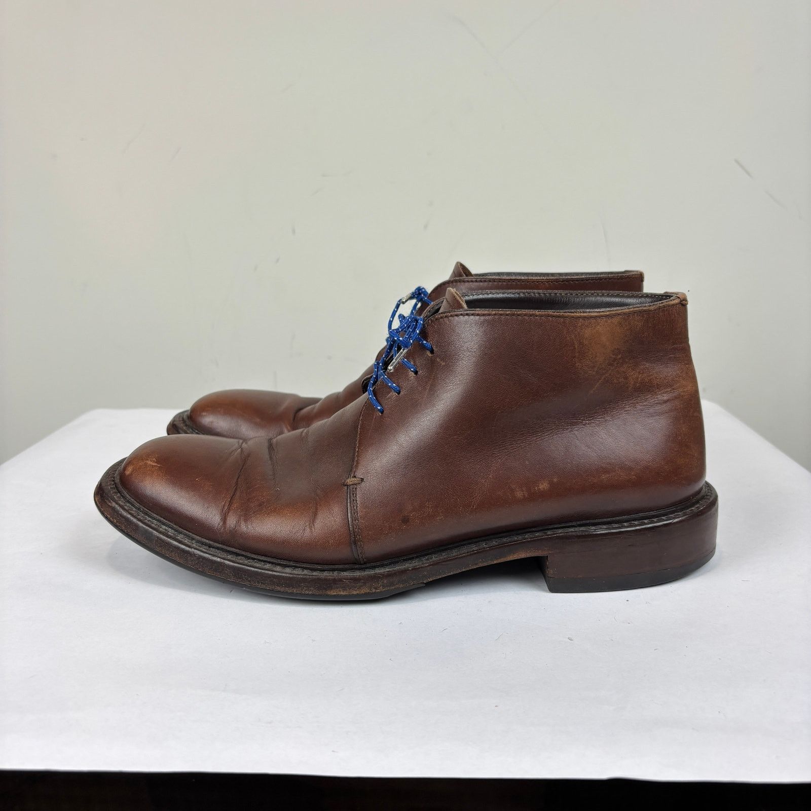 Prada Prada Brown Square Toe Chukka Leather Boots Men's 7 Size US 7 / EU 40 - 5 Thumbnail