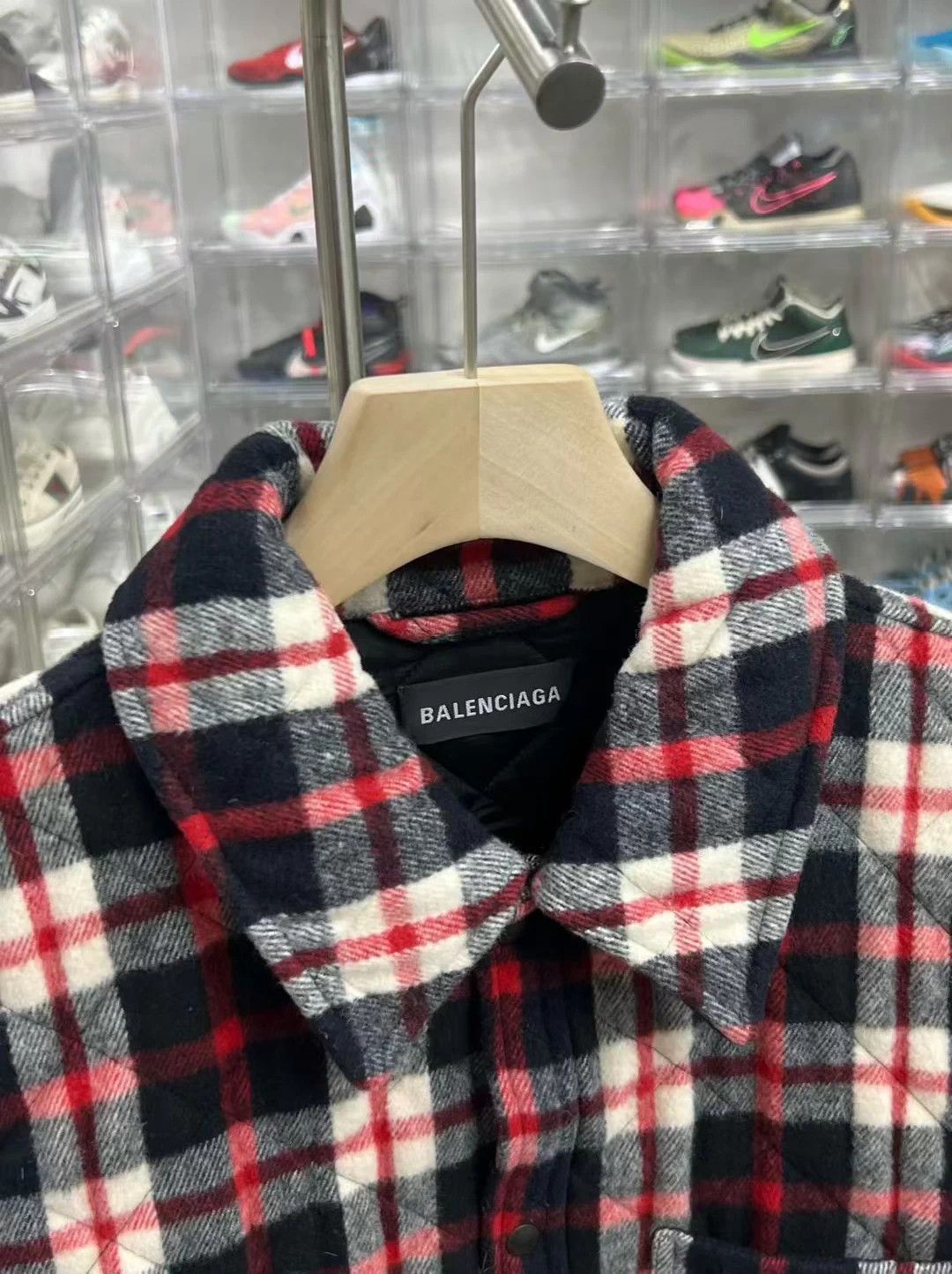 Balenciaga Balenciaga plaid wool coat, size 46 Size US S / EU 44-46 / 1 - 6 Thumbnail