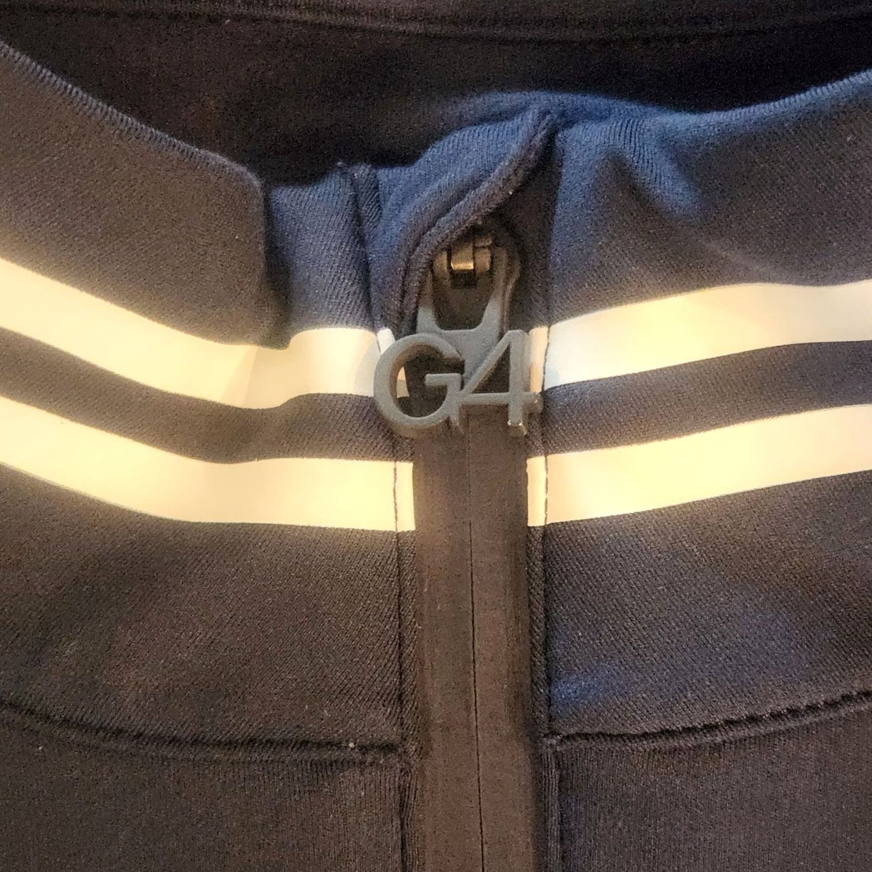 G/FORE G/FORE 1/4 Zip Pullover Mens 2XL Navy Blue Performance Stretch Long Sleeve Mock Neck Embroidered Logo Golf Activewear Size US XXL / EU 58 / 5 - 6 Thumbnail