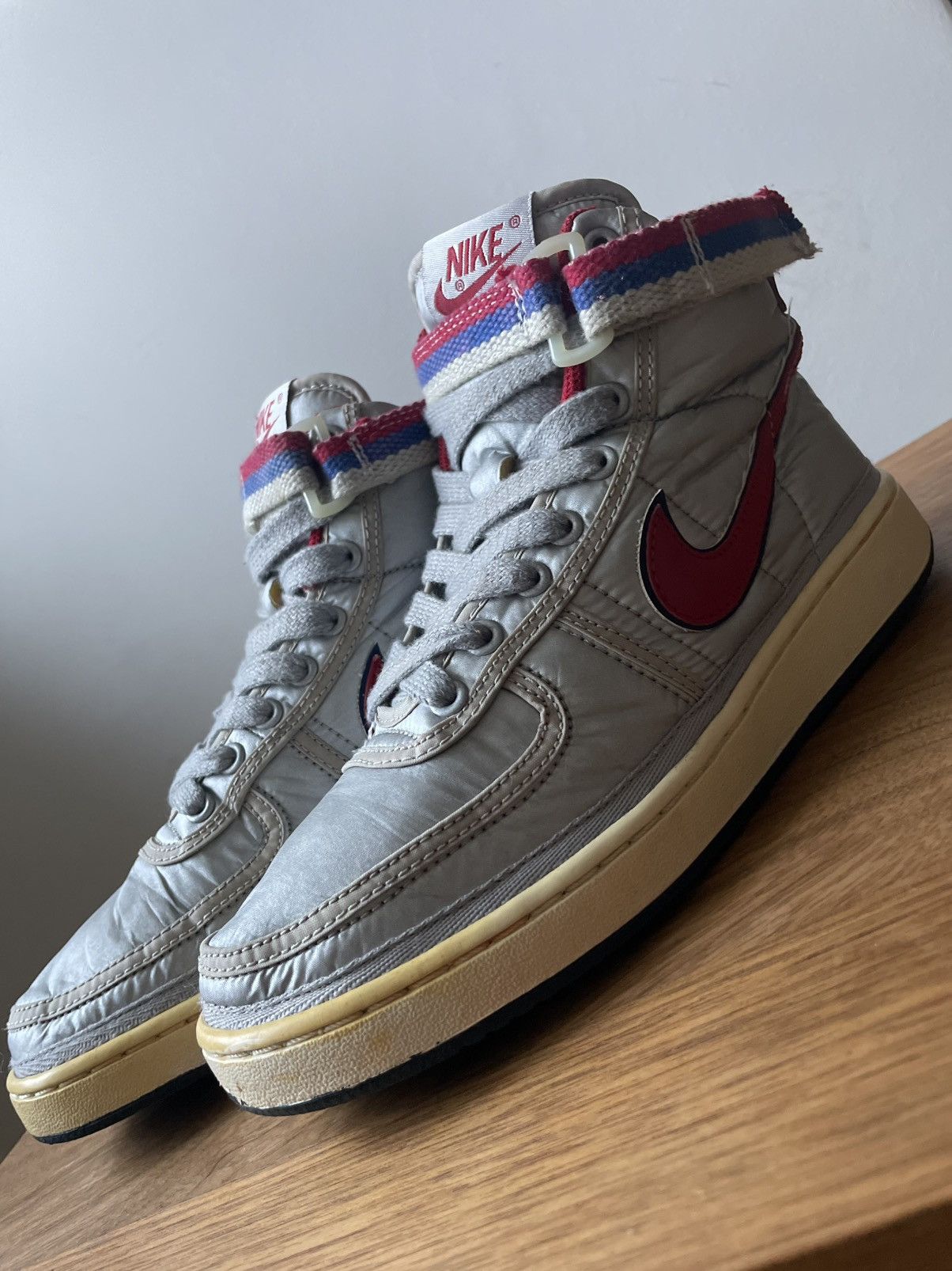 Nike Nike Vandal High Supreme VNTG Silver/Red Size US 6 / IT 36 - 7 Thumbnail