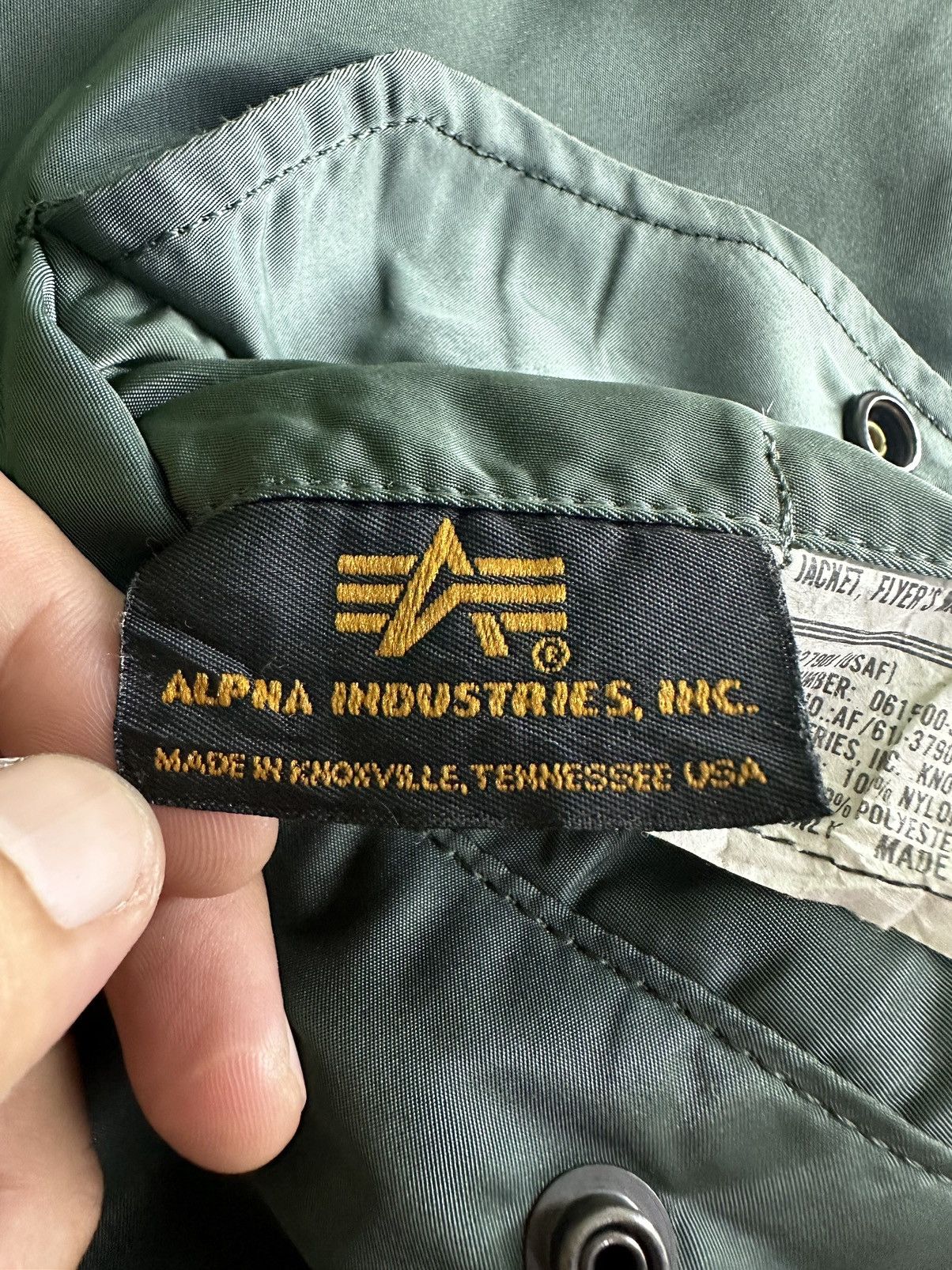 Alpha Industries Vintage Alpha Industries Embroidered Bomber Jacket Size US M / EU 48-50 / 2 - 13 Thumbnail