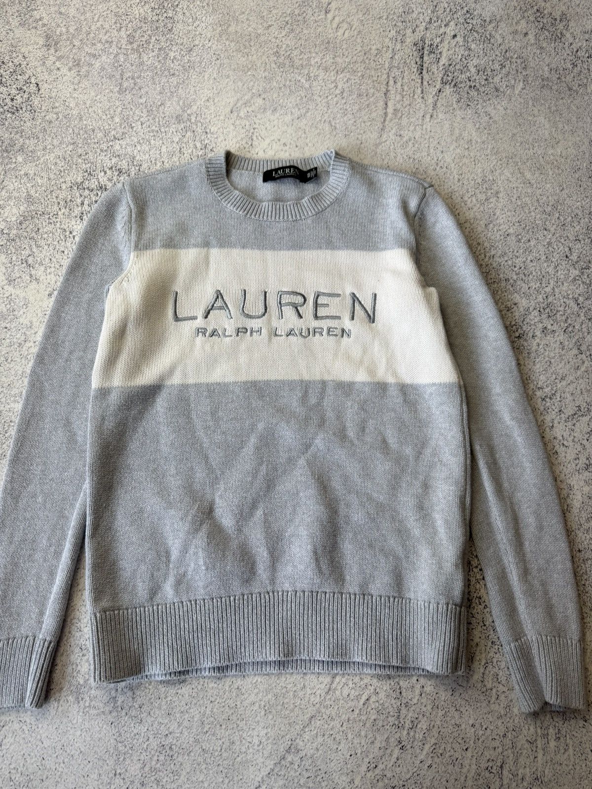 Polo Ralph Lauren Vintage Women’s Polo Ralph Lauren Sweater Big Logo Y2K Size XS / US 0-2 / IT 36-38 - 8 Thumbnail