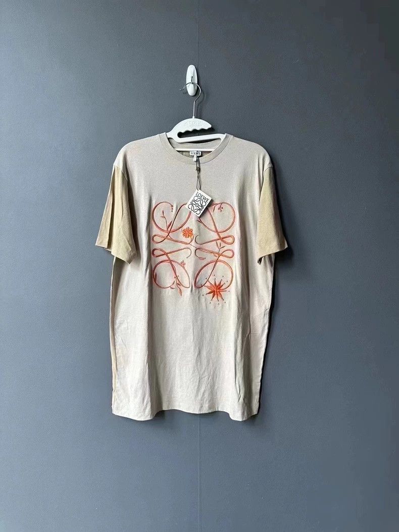 Loewe loewe Embroidered large logo short sleeve 2506-Nextarrow Size US S / EU 44-46 / 1 - 1 Thumbnail