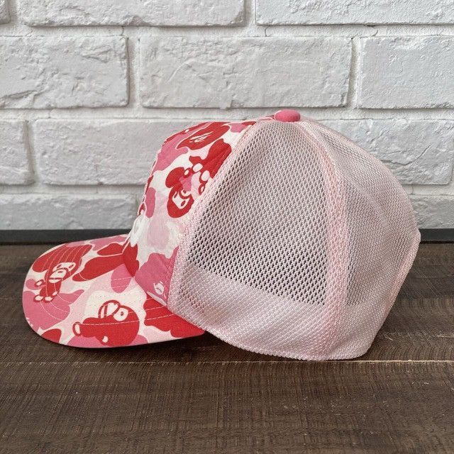 Bape BAPE Nap Lisa ABC Camo Pink trucker hat cap milo APE NIGO Size ONE SIZE - 3 Thumbnail