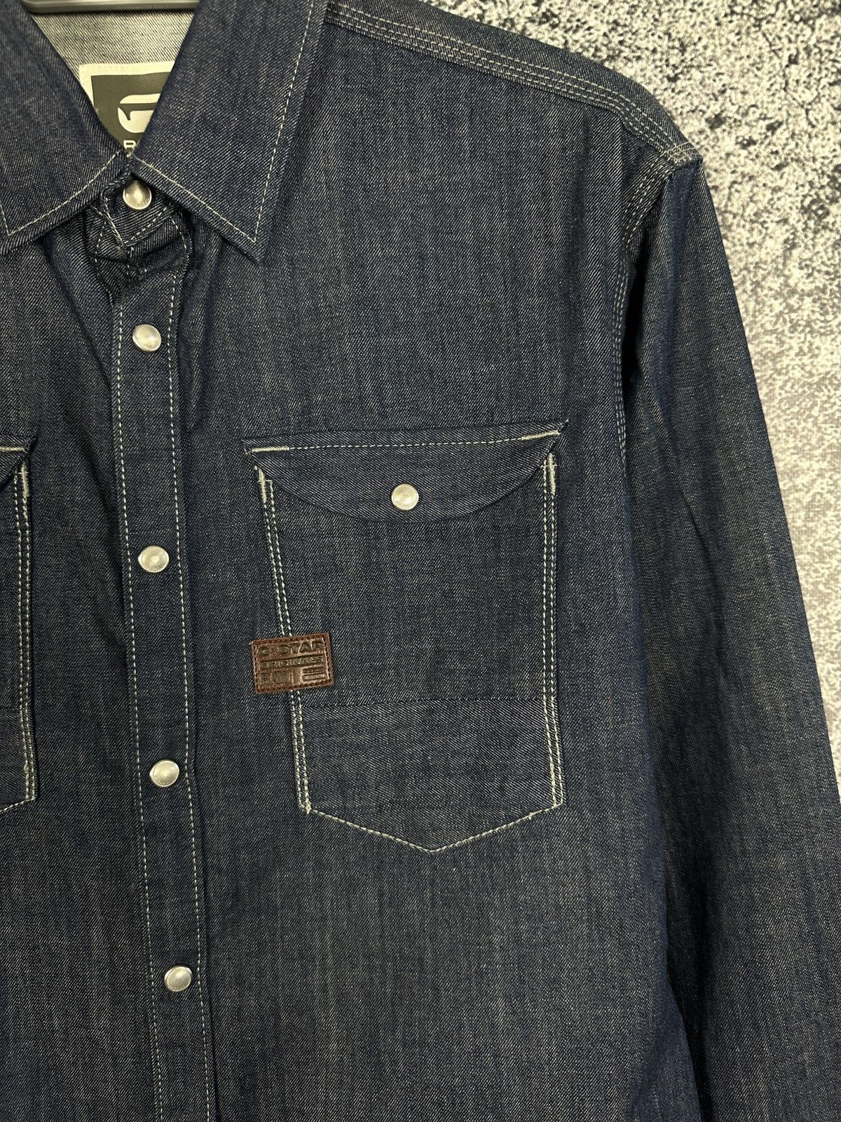 G-Star G-Star Raw Ranch Denim Shirt Long Sleeve Button Up Size L Size US L / EU 52-54 / 3 - 4 Thumbnail