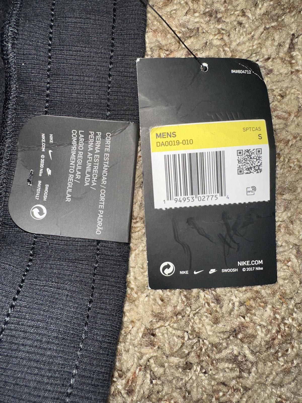 Nike Nike Sportswear Club Fleece Black Joggers Pants Size US 30 / EU 46 - 10 Thumbnail