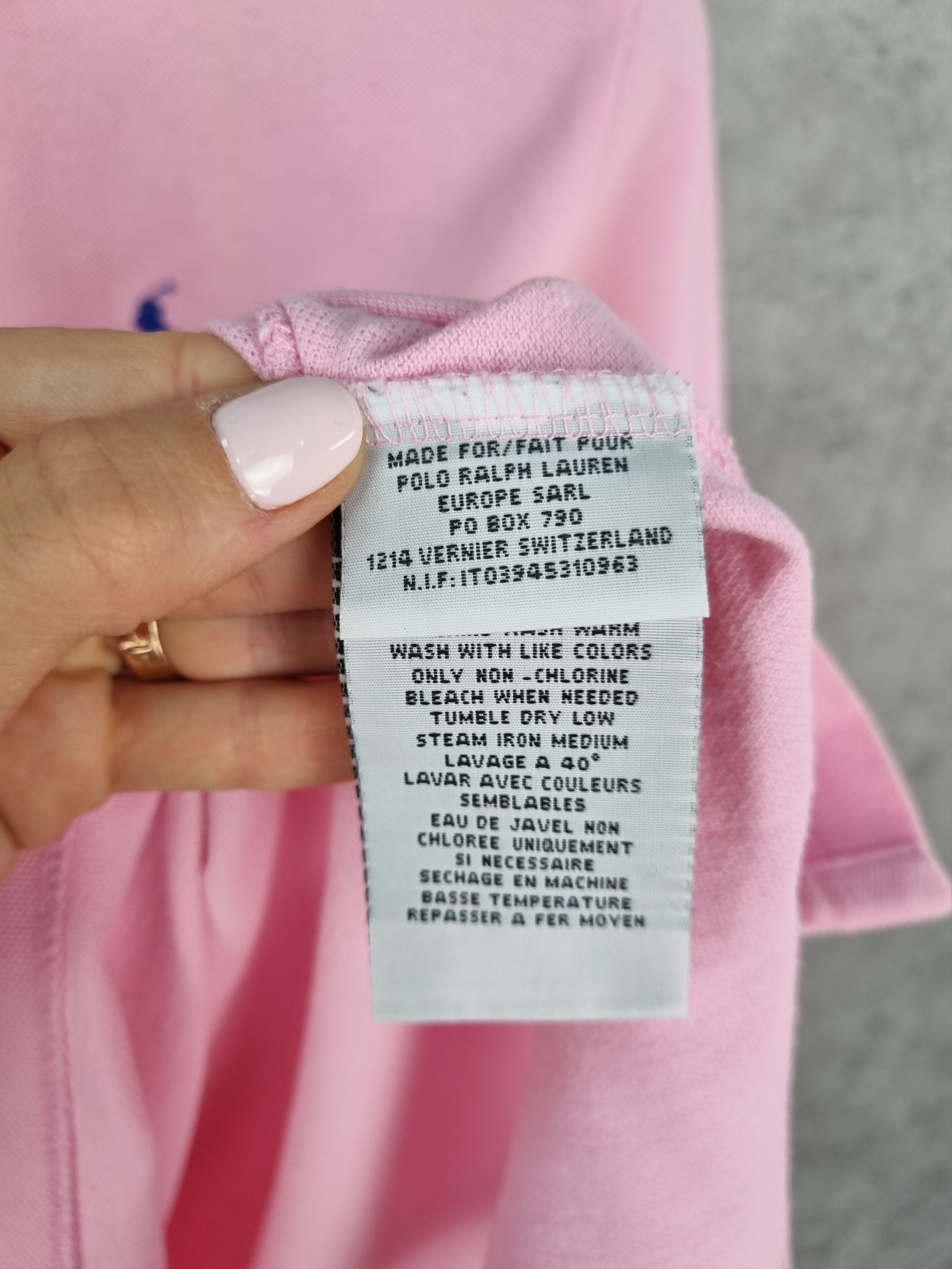 Polo Ralph Lauren × Vintage Polo Ralph Lauren Pink Attractive Long Sleeve Polo Size US XL / EU 56 / 4 - 10 Thumbnail