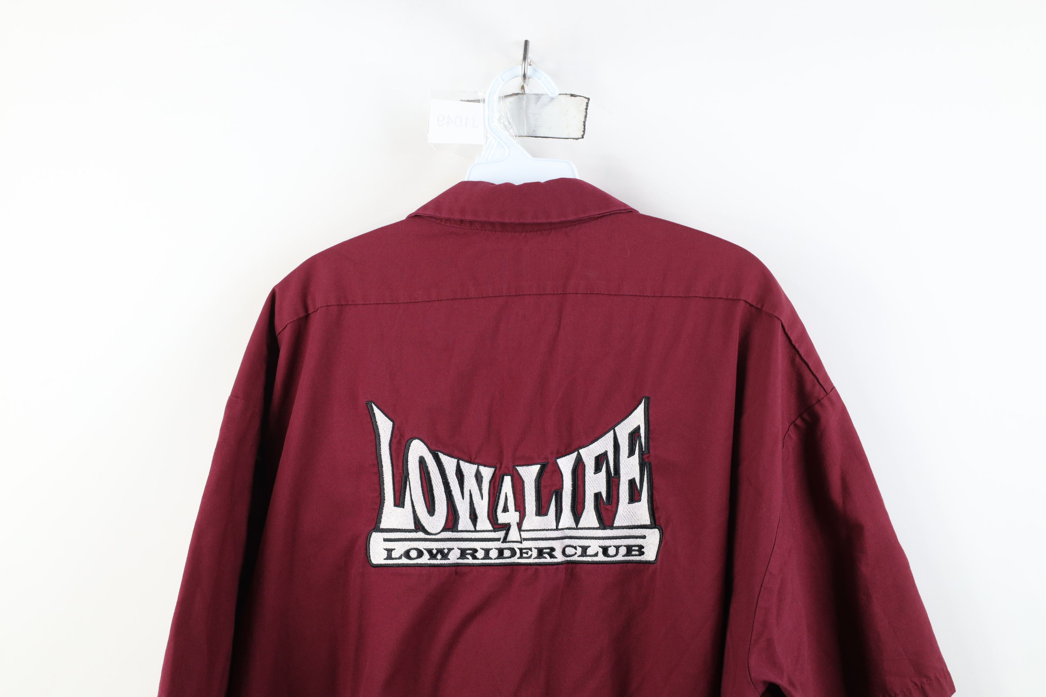 Vintage Vintage 90s Streetwear Life Low Rider Club Button Shirt USA Size US XXL / EU 58 / 5 - 12 Thumbnail