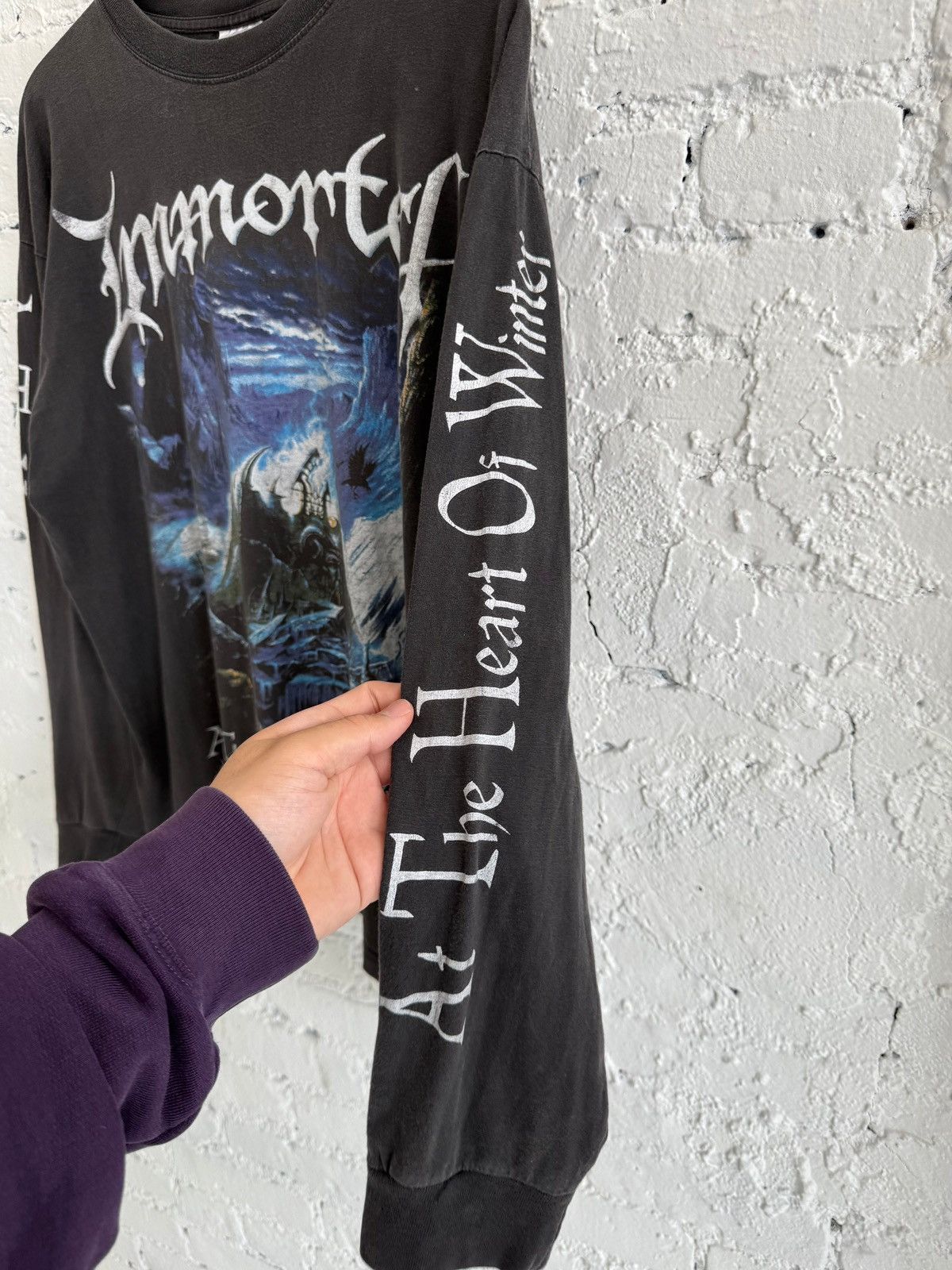 Vintage 1990s IMMORTAL ‘AT THE HEART OF WINTER’ L/S TEE Size US XL / EU 56 / 4 - 3 Thumbnail