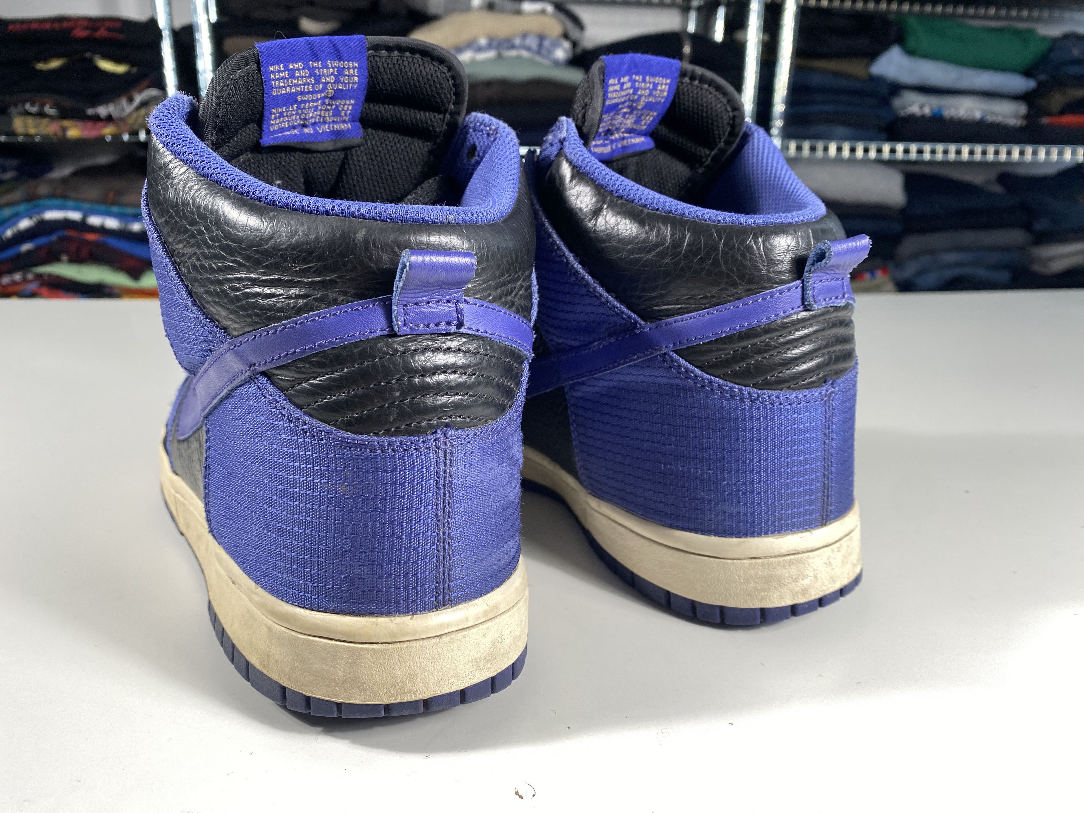 Nike 317982-008 Nike Dunk High "Wicked Purple Gold" Size US 10 / EU 43 - 5 Thumbnail