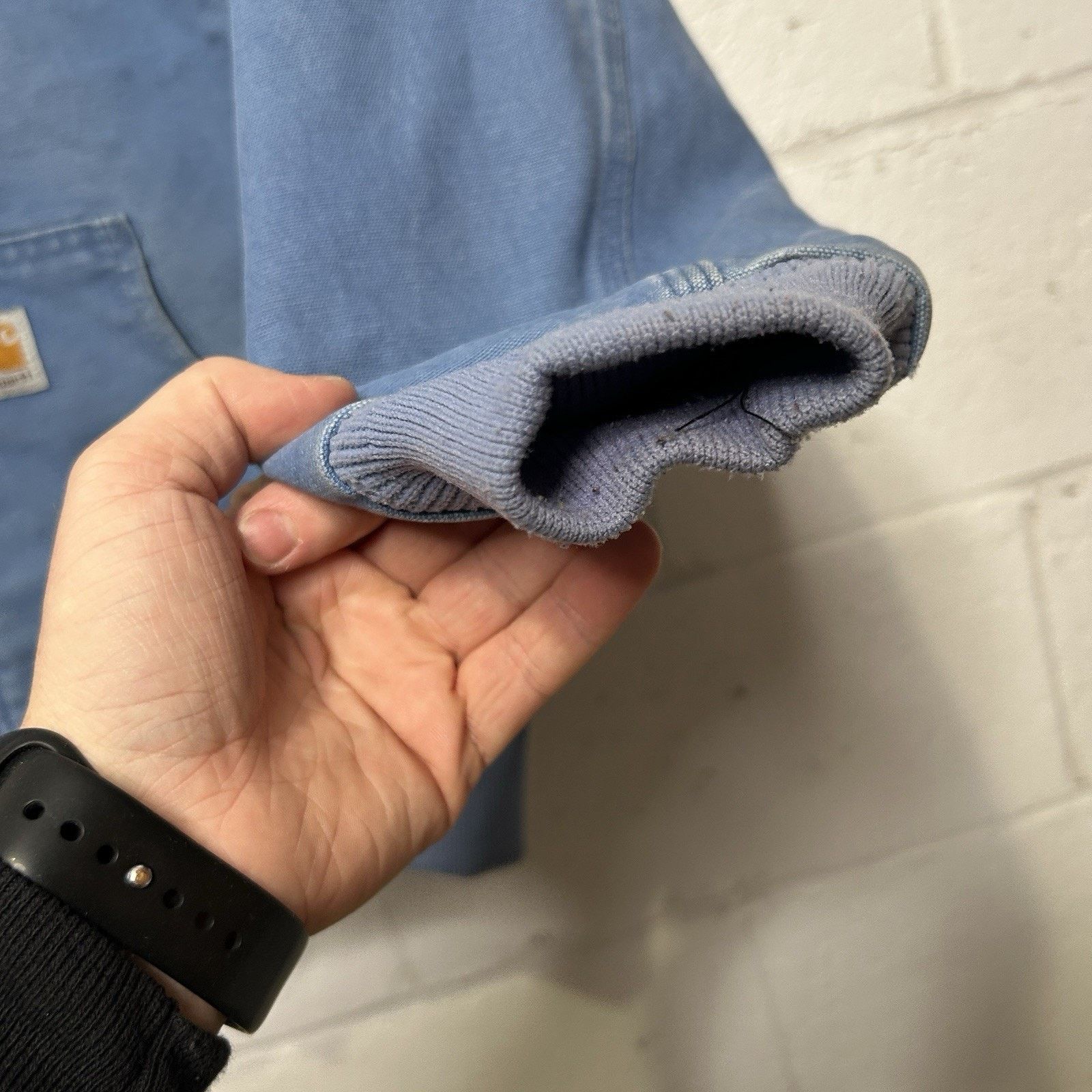 Carhartt Vintage Carhartt Hooded Active Jacket “French Blue” WJ130 Size M / US 6-8 / IT 42-44 - 5 Thumbnail
