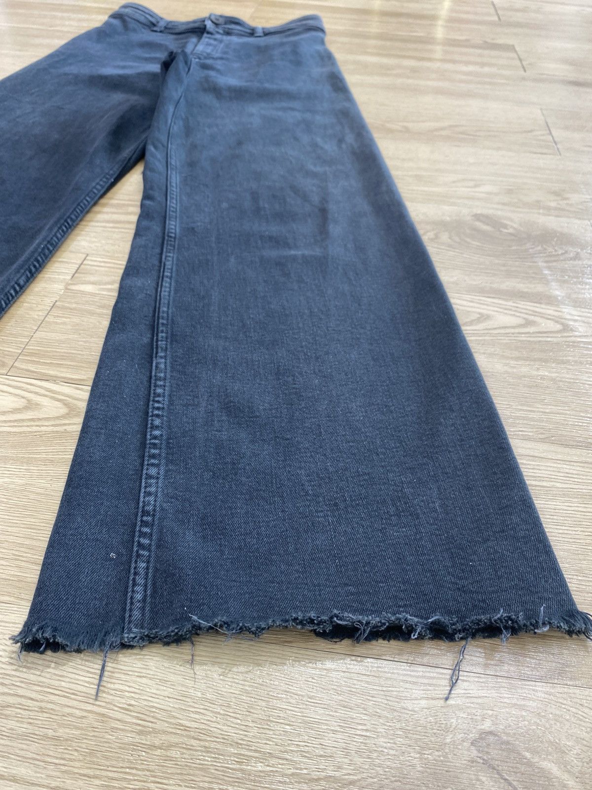 Zara ZARA Baggy Style Hairy Leg Denim Size US 26 / EU 42 - 6 Thumbnail