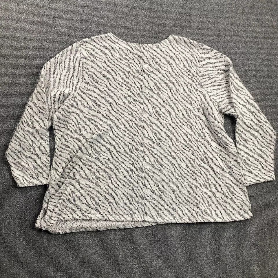 Other Lane Bryant Sweater Women's 26/28 Zebra Stripes Tunic Plus Size 4XL / US 24-26 - 3 Thumbnail