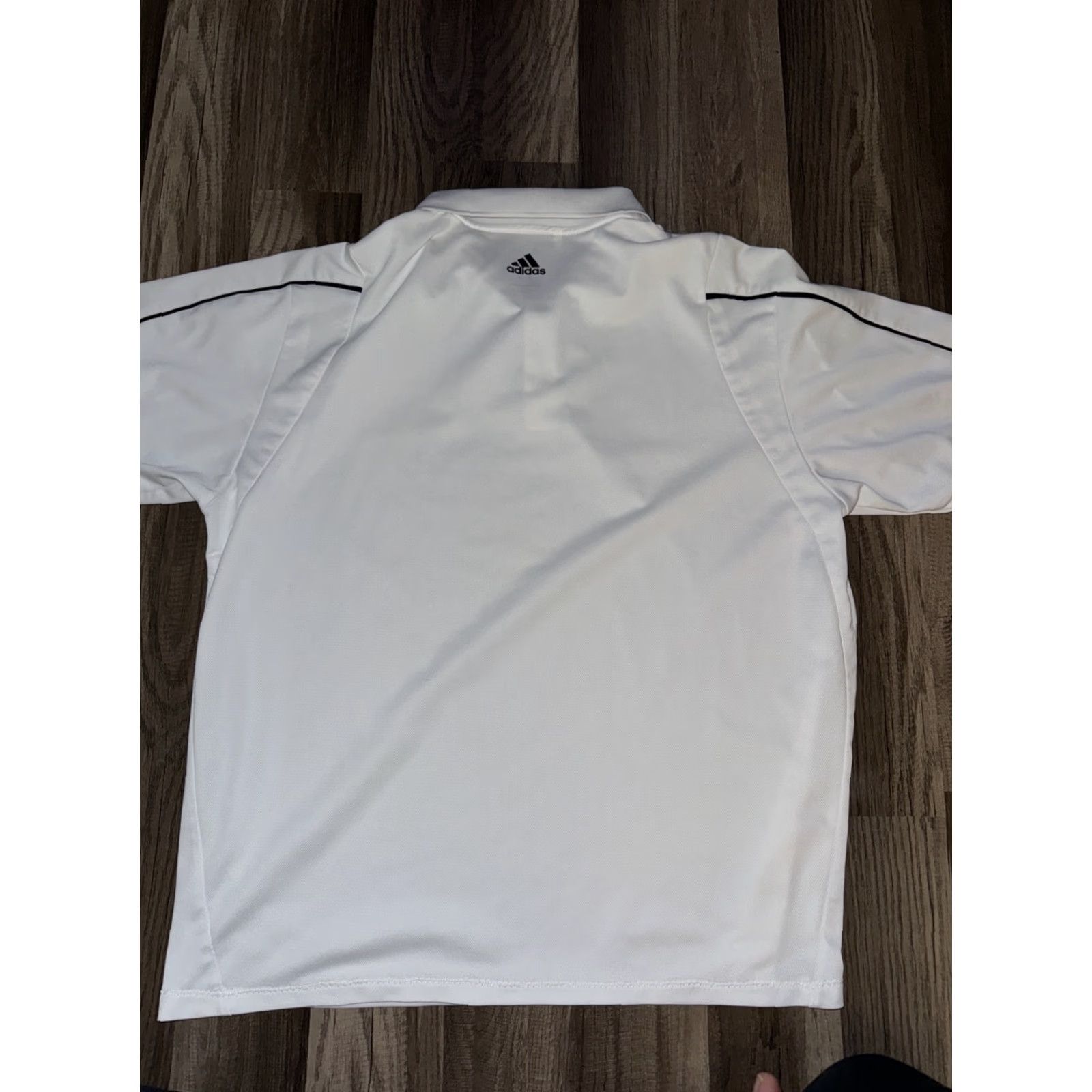 Adidas Adidas Golf Polo Shirt White Medium 21x25 Mens Polo Shirt White Medium Adidas Golf Polo Mens Size US M / EU 48-50 / 2 - 5 Thumbnail