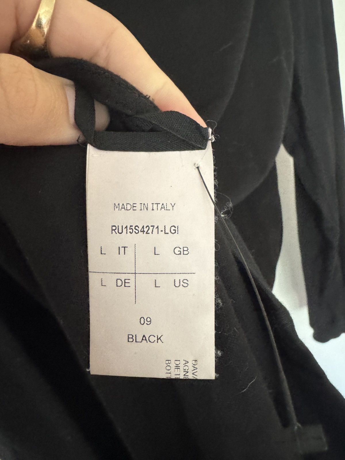 Rick Owens Reverse Henley Leather Shirt Size US L / EU 52-54 / 3 - 3 Thumbnail