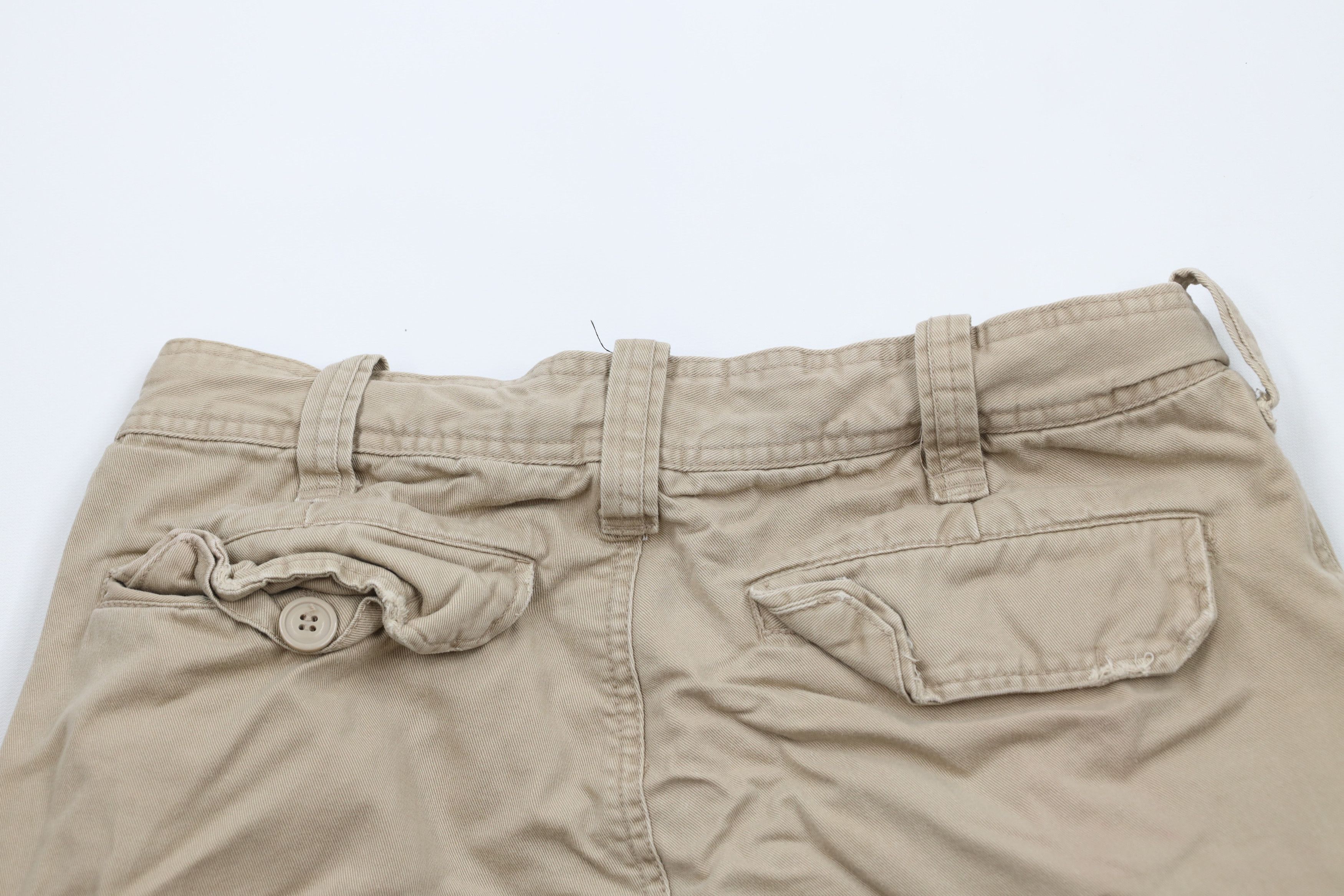 Abercrombie & Fitch × Vintage Vintage 90s Y2K Abercrombie & Fitch Heavyweight Cargo Shorts Size US 32 / EU 48 - 13 Thumbnail