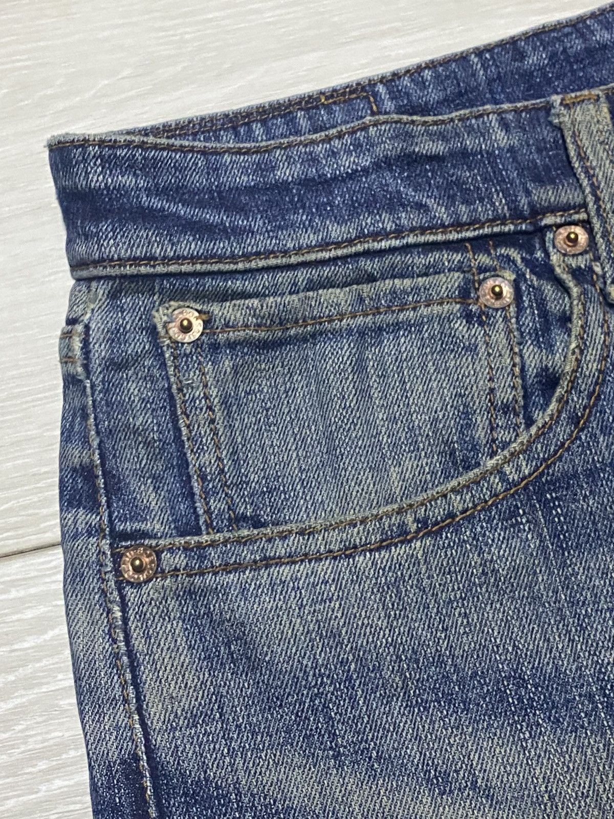 Japanese Brand Vintage Japanese Brand Mud Wash Distressed Baggy Jeans Size US 36 / EU 52 - 9 Thumbnail
