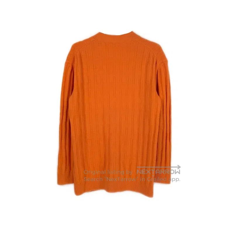 Hermes Hermes Orange full H wool cardigan Size XS / US 0-2 / IT 36-38 - 2 Thumbnail