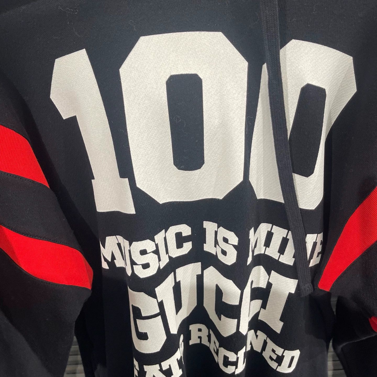 Gucci Gucci slogan letter print hoodie M 99 new Size US M / EU 48-50 / 2 - 4 Thumbnail