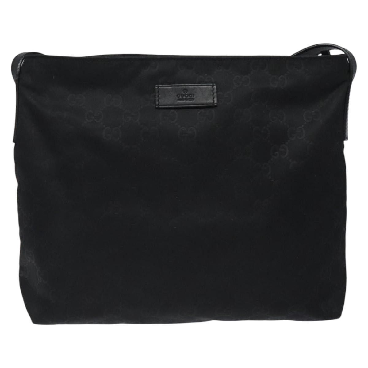 Gucci GUCCI GG Canvas Shoulder Bag Nylon Black Size ONE SIZE - 2 Thumbnail