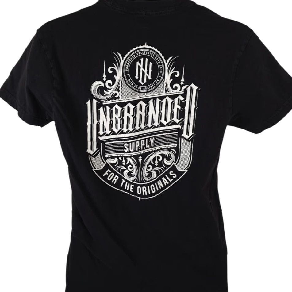 Vintage VINTAGE Unbranded Collective T Shirt Mens Size Small Black Streetwear Made In USA Size US S / EU 44-46 / 1 - 4 Thumbnail