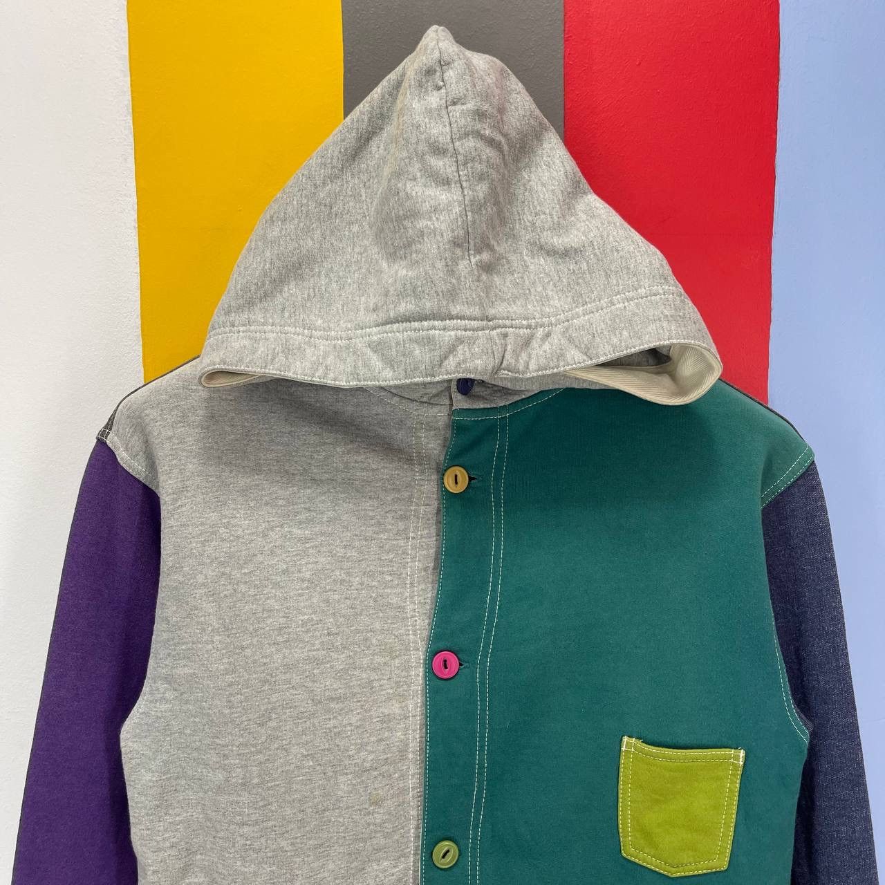 Chums CHUMS Multicolor Button Hoodie #2613/Z Size US S / EU 44-46 / 1 - 2 Thumbnail