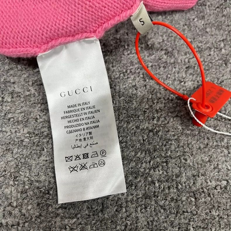 Gucci Gucci Pink tiger embroidery knitted sweater 2502-Nextarrow Size US S / EU 44-46 / 1 - 7 Thumbnail