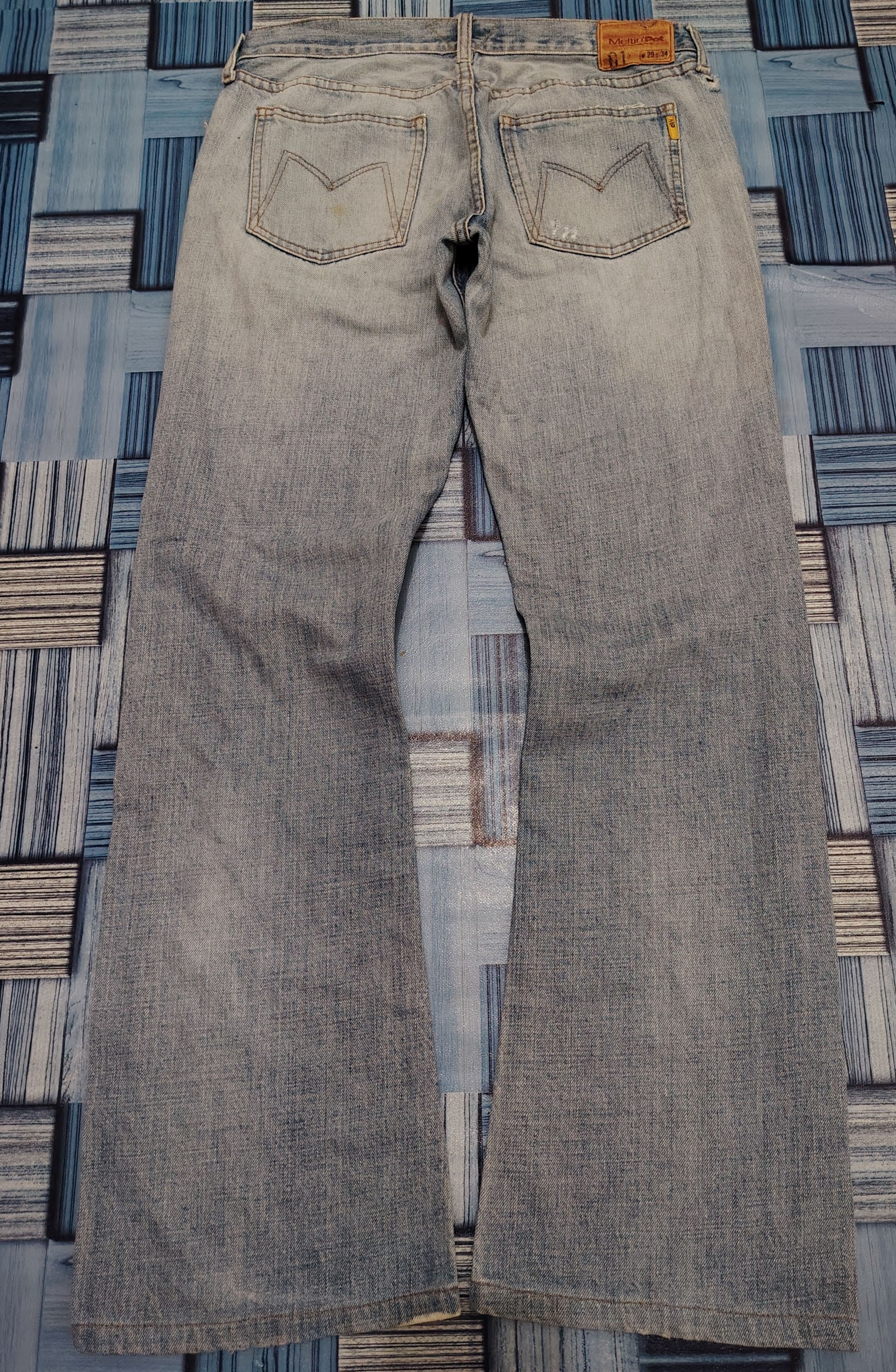 Hysteric Glamour Meltinpot Distressed denim Flare Jeans Size US 30 / EU 46 - 16 Thumbnail