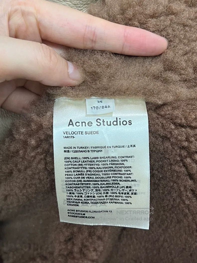 Acne Studios Acne Studios Beige Teddy Fur Coat Size XS / US 0-2 / IT 36-38 - 5 Thumbnail