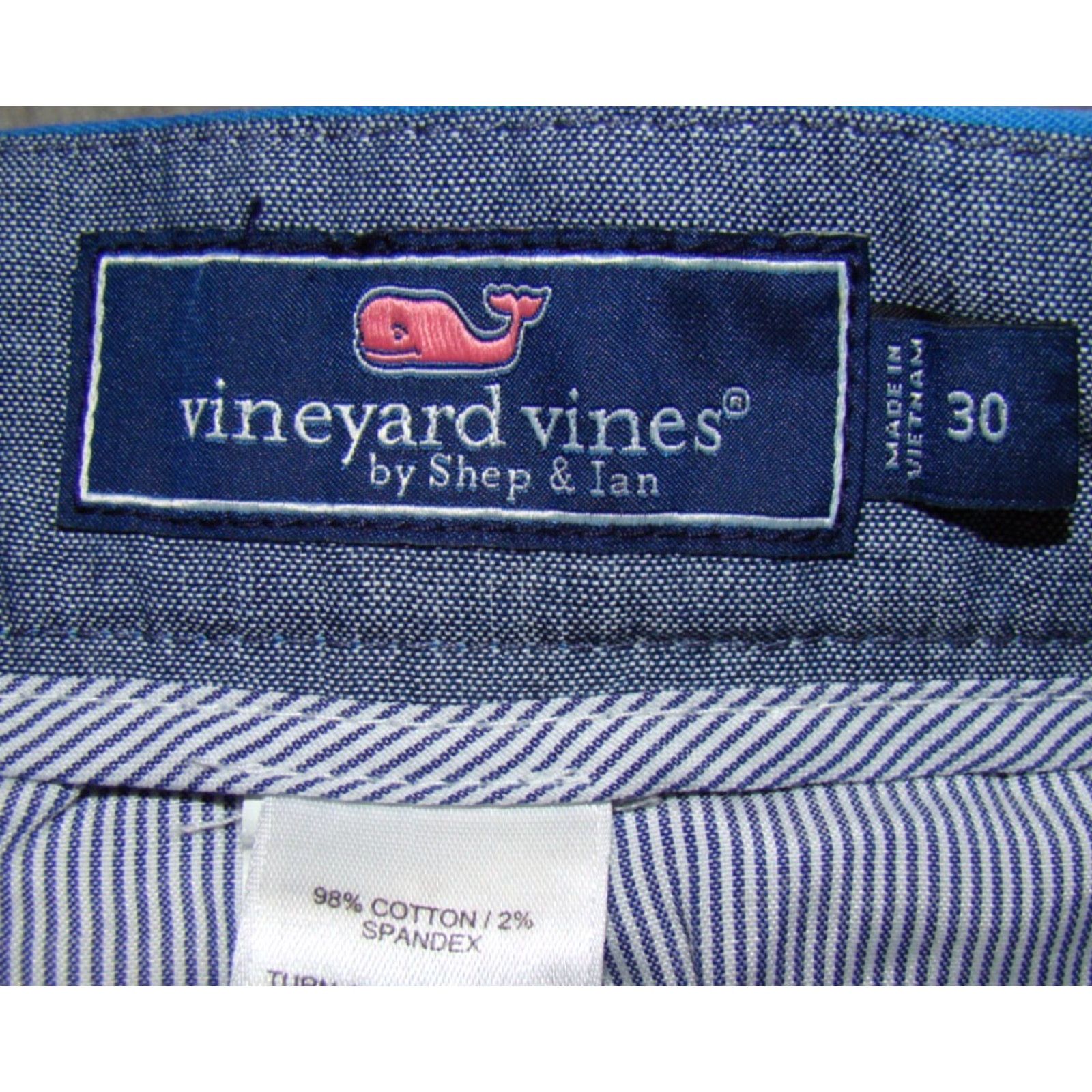 Vineyard Vines VINTAGE? No — but not vintage. Vineyard Vines Mens Size 30 Blue USA Embroidered Flag Sail Boat Breaker Shorts Shirt? Size US 30 / EU 46 - 4 Thumbnail