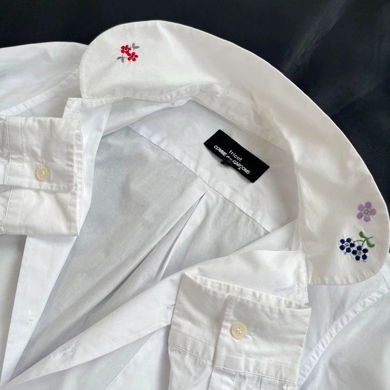 Comme des Garcons Comme Des Garcons Floral embroidered shirt Size S / US 4 / IT 40 - 5 Thumbnail