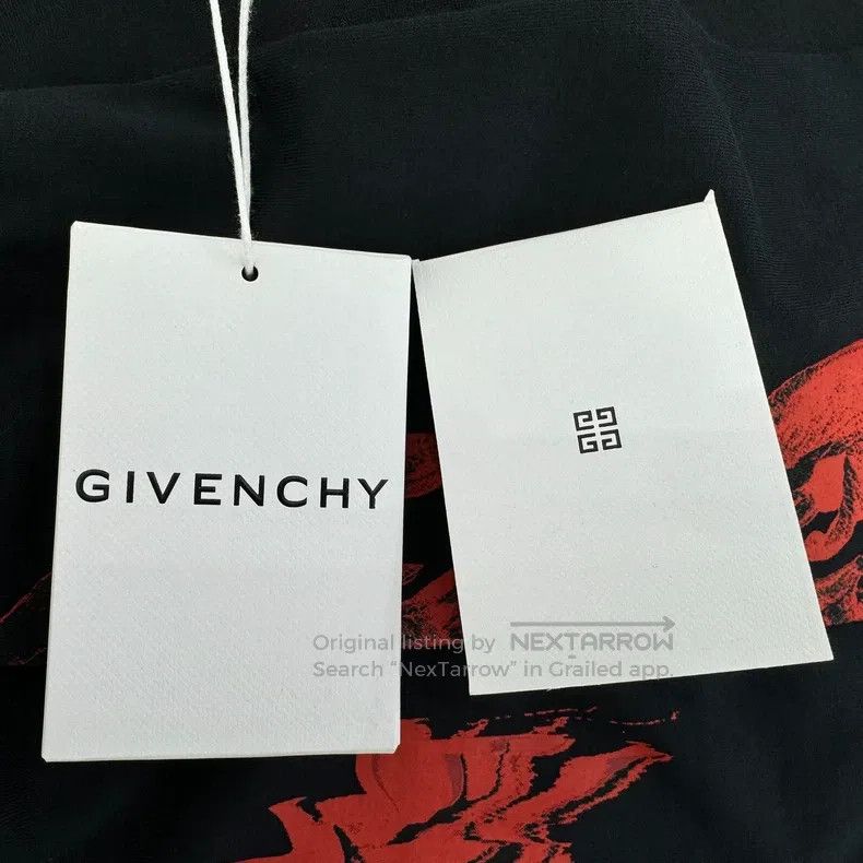 Givenchy Givenchy Flame Large Logo Long Sleeve Sweatshirt Size US S / EU 44-46 / 1 - 5 Thumbnail