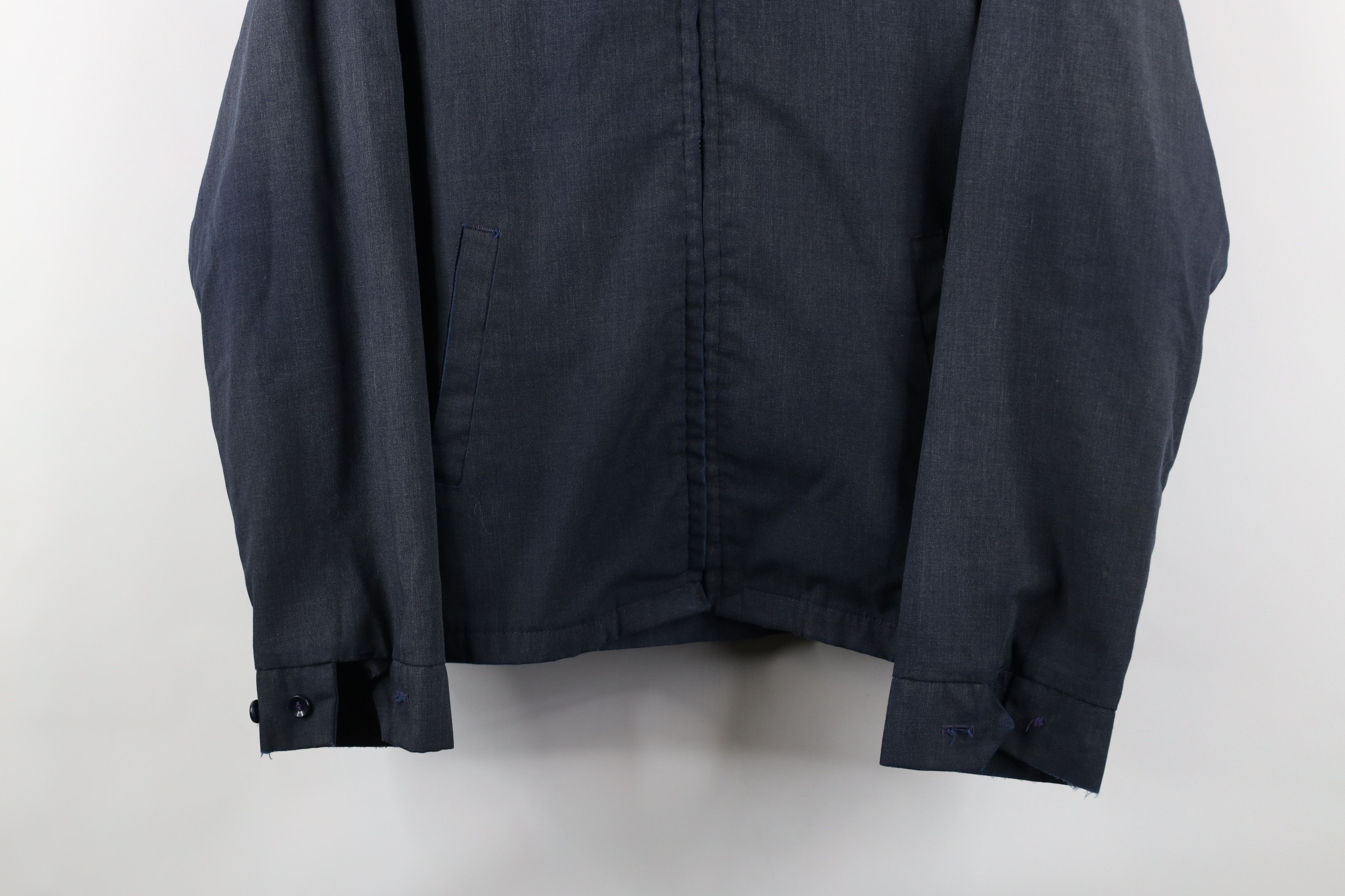 Vintage Vintage 60s Streetwear Lined Meachanic Work Jacket Blue USA Size US M / EU 48-50 / 2 - 3 Thumbnail