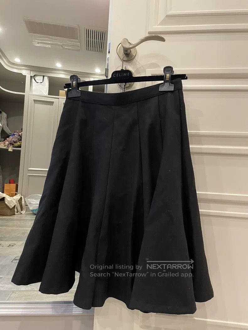 Junya Watanabe Junya Watanabe size S Black woolen skirt Size 22" - 1 Thumbnail