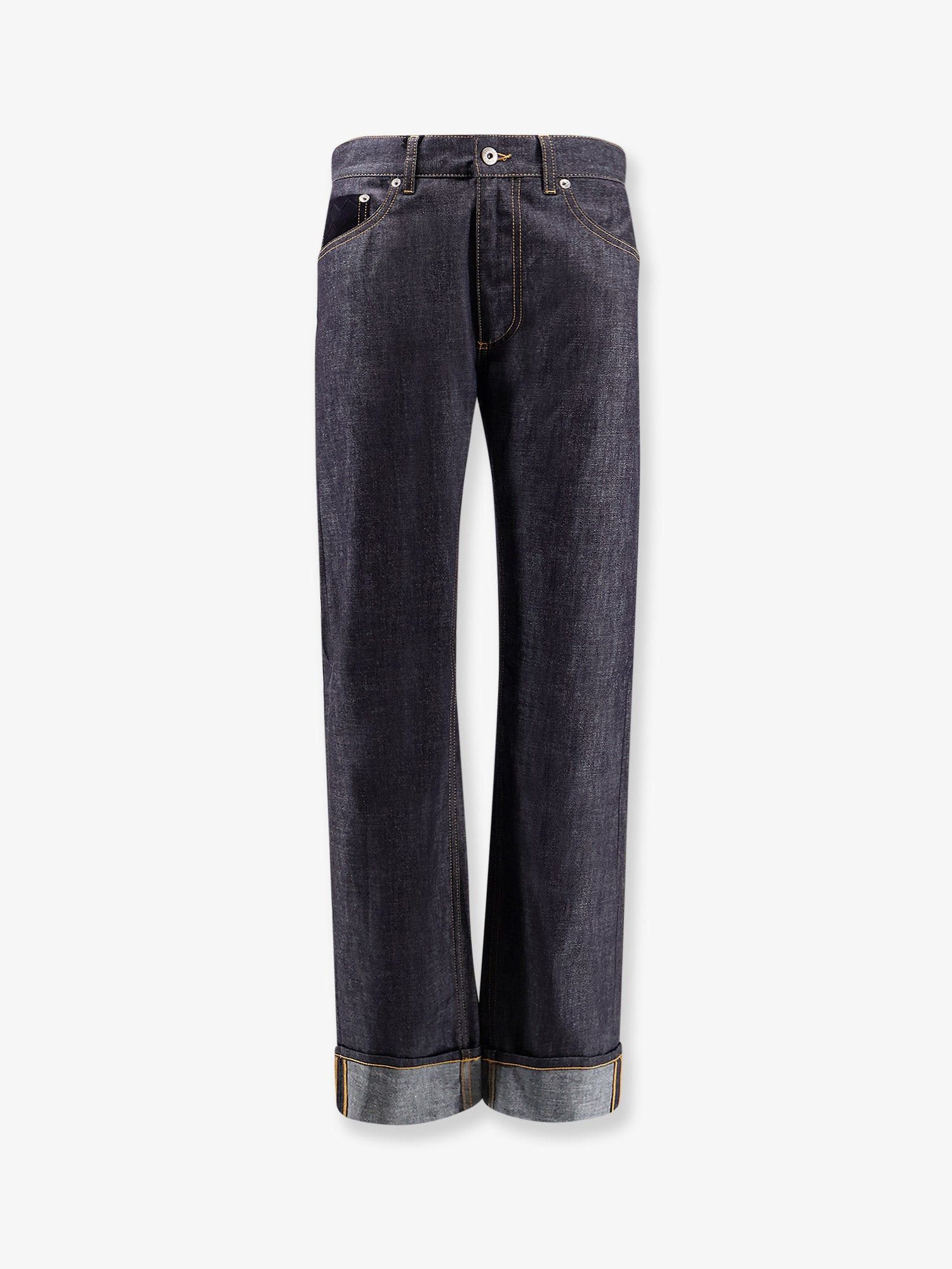 パンツ BOTTEGA VENETA Women Straight Pants 804819V42W0 4715 BLUE Bottega Veneta Women's' Straight Leg Jeans in Blue | LN-CC®