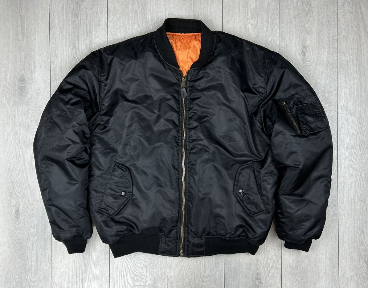 Japanese Brand × Vintage Aviation Flight Vintage Jacket MA-1 USA size XXL Size US XXL / EU 58 / 5 - 1 Thumbnail