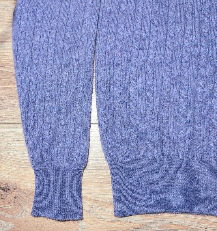 Marks & Spencer 100% cashmere sweater turtleneck purple soft elegant Size M / US 6-8 / IT 42-44 - 4 Thumbnail