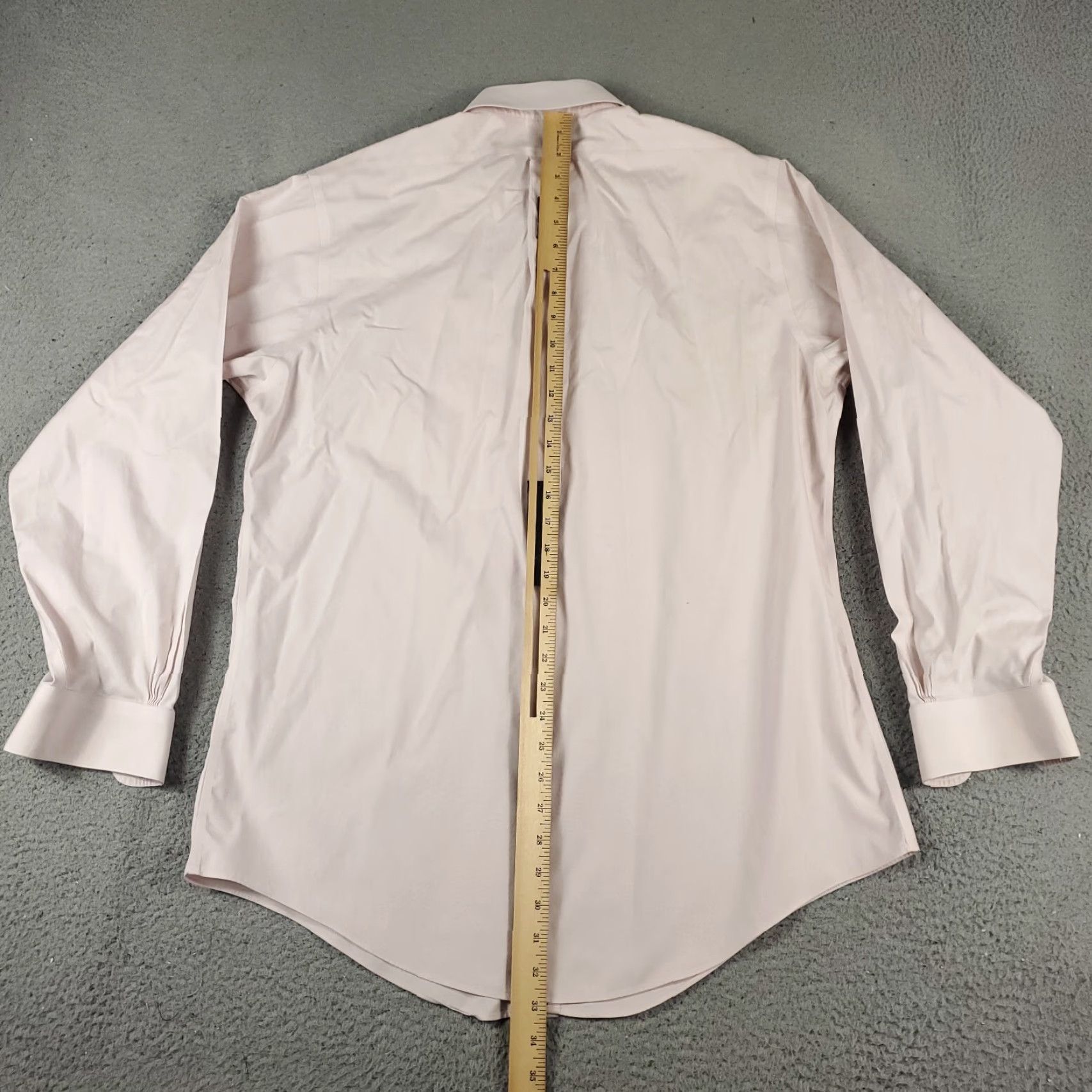 Brooks Brothers VINTAGE Brooks Brothers Shirt Mens 16.5 Pink Slim Fit Dress Button Up Long Sleeve Regular Size 16.5 Pink All Seasons Non-Iron Pockets Mens Size 42R - 5 Thumbnail
